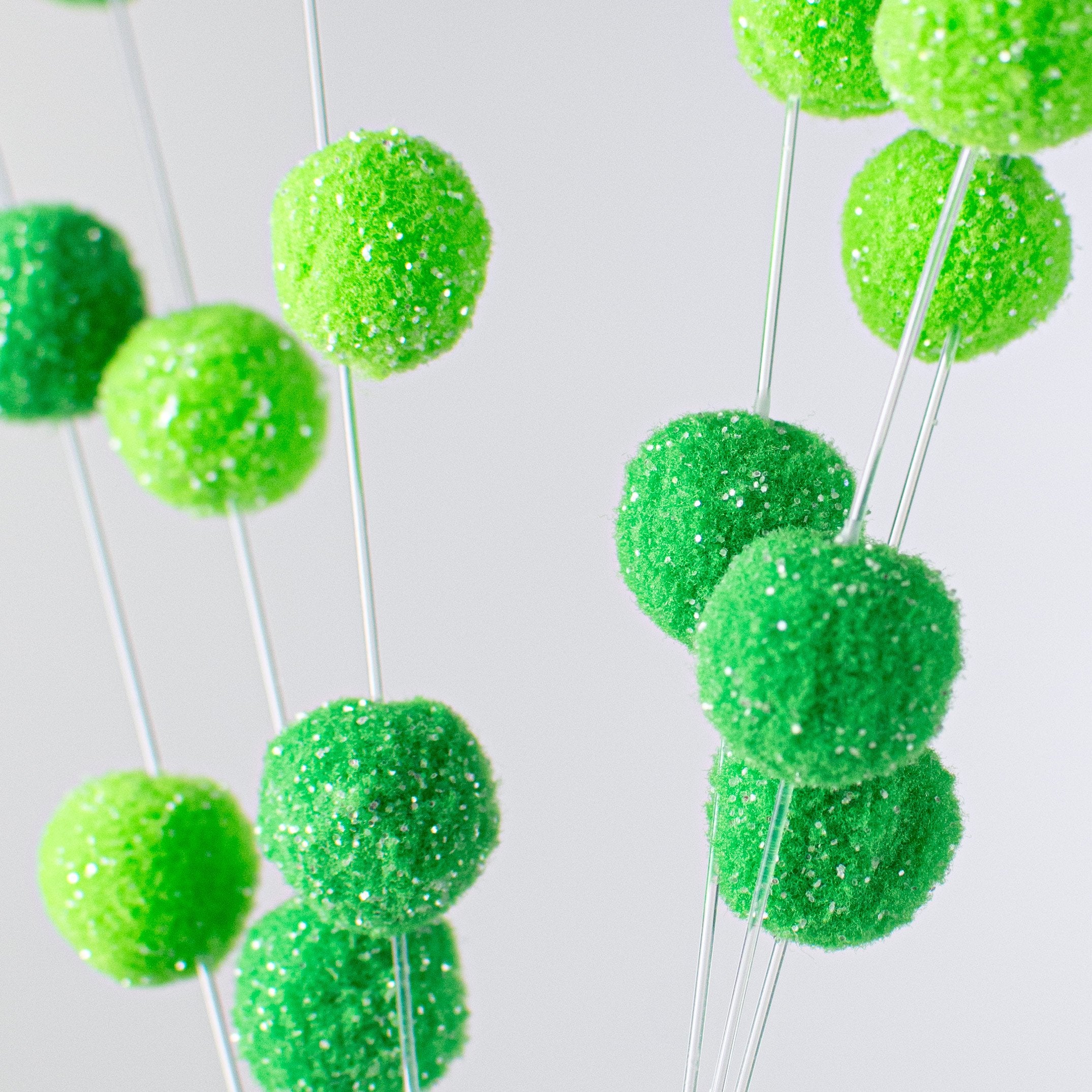 30" Felt Ball Spray: Green Lifestyle Photo