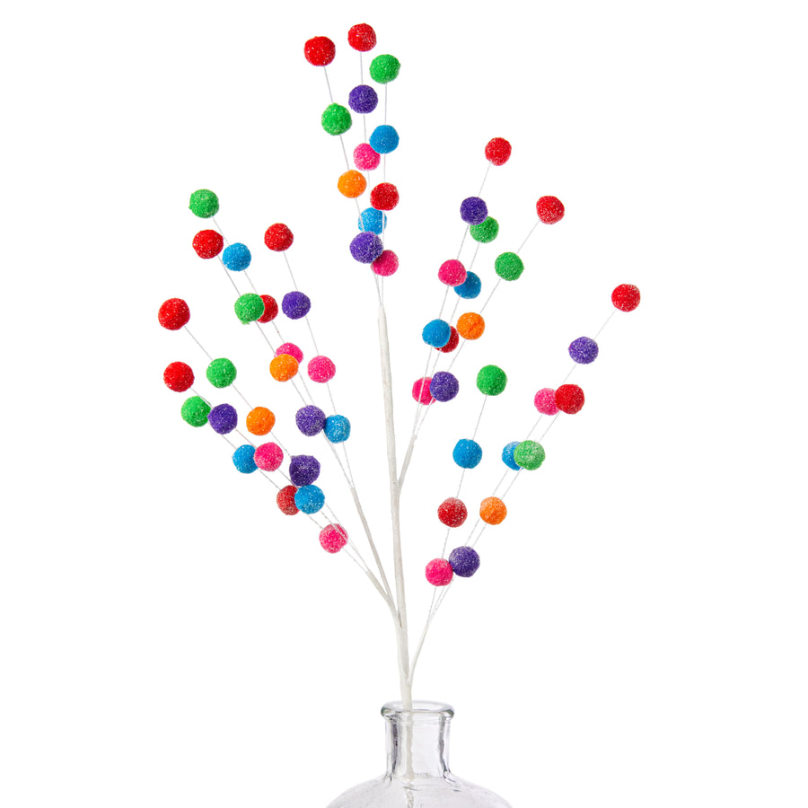 29" Felt Ball Spray: Rainbow Multi-Color Item Number: 85841MULTI