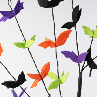 30" Felt Bats Filler Spray: Bright Halloween Lifestyle Photo