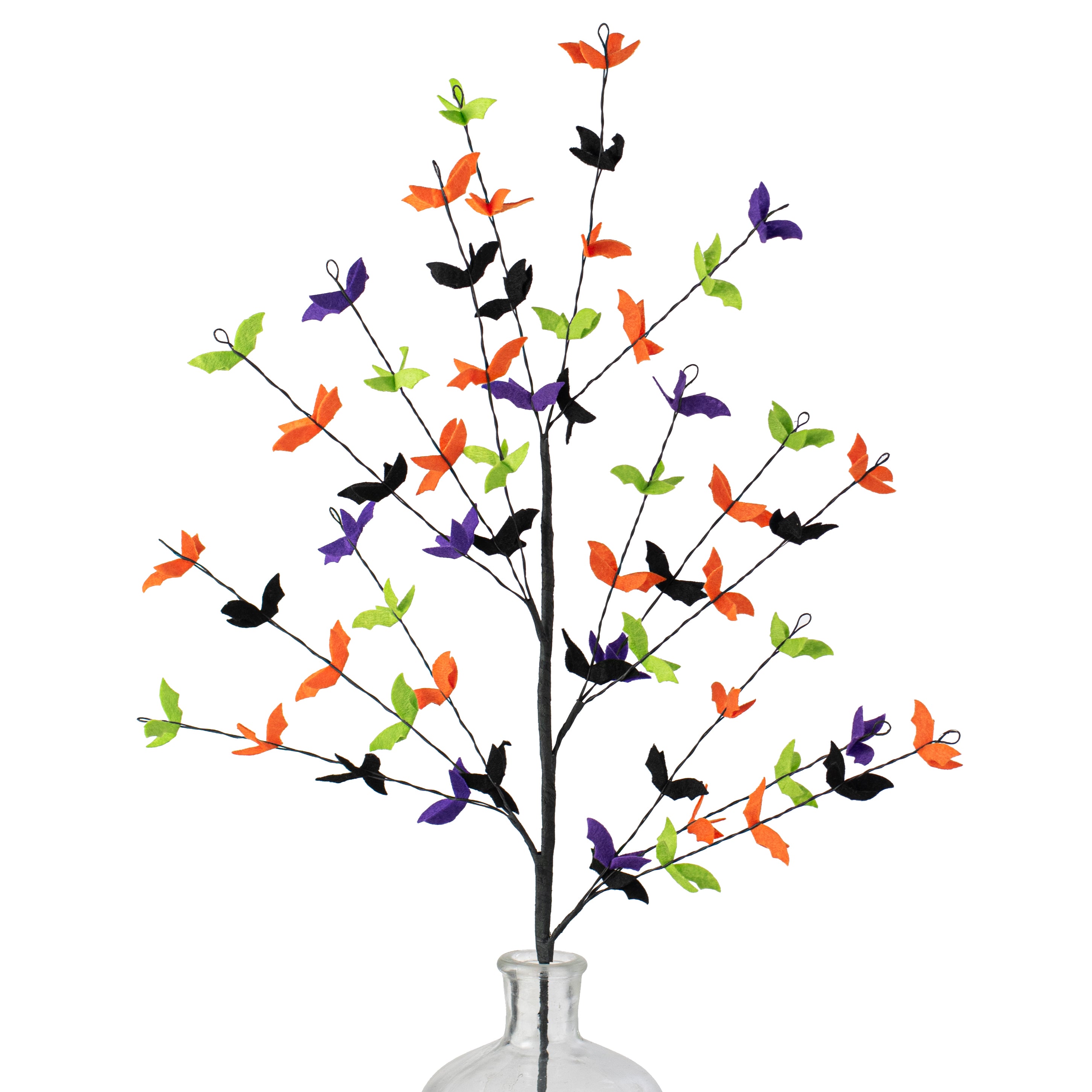 30" Felt Bats Filler Spray: Bright Halloween Item Number: 57032HAL