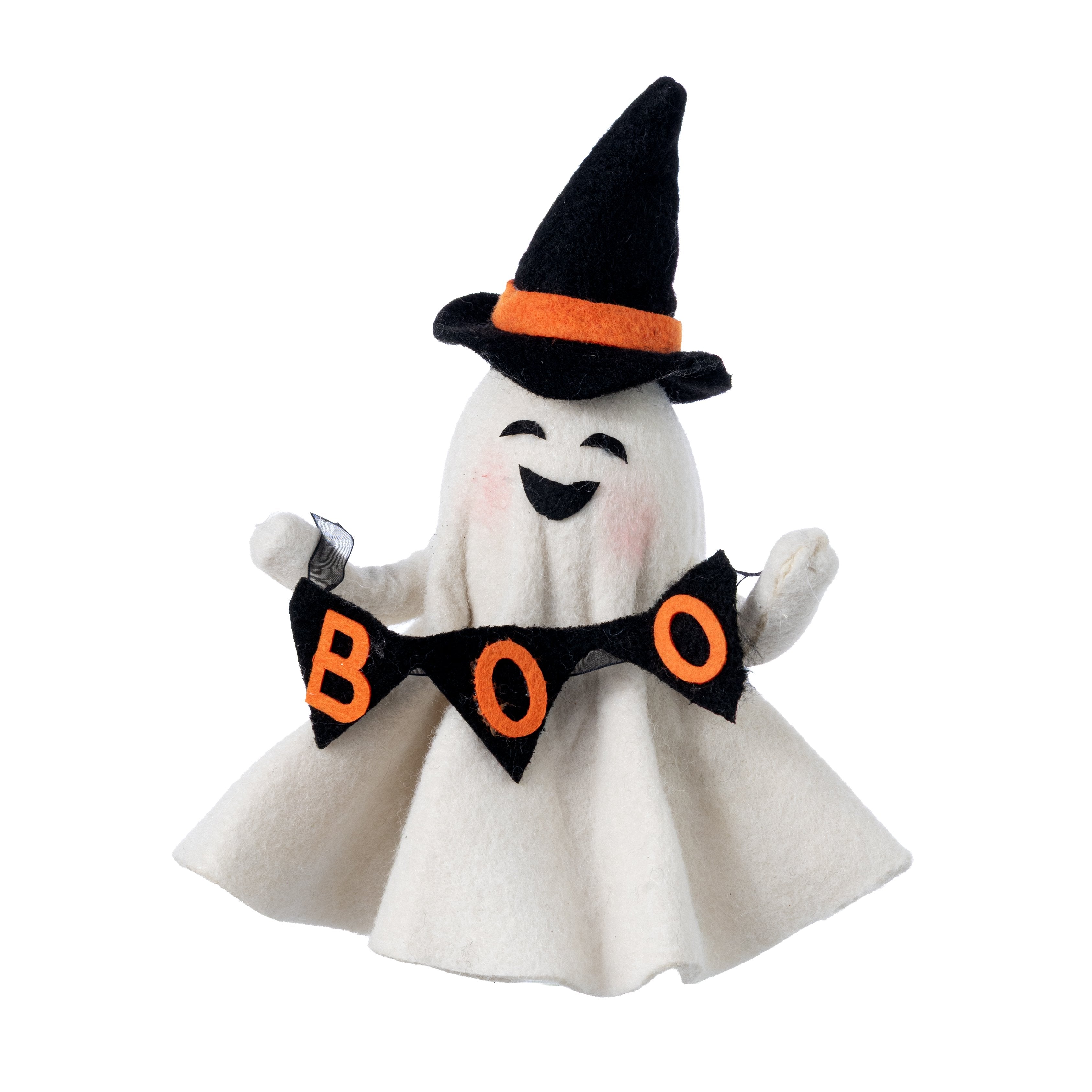 9" Felt Boo Ghost Ornament Item Number: 57507HAL