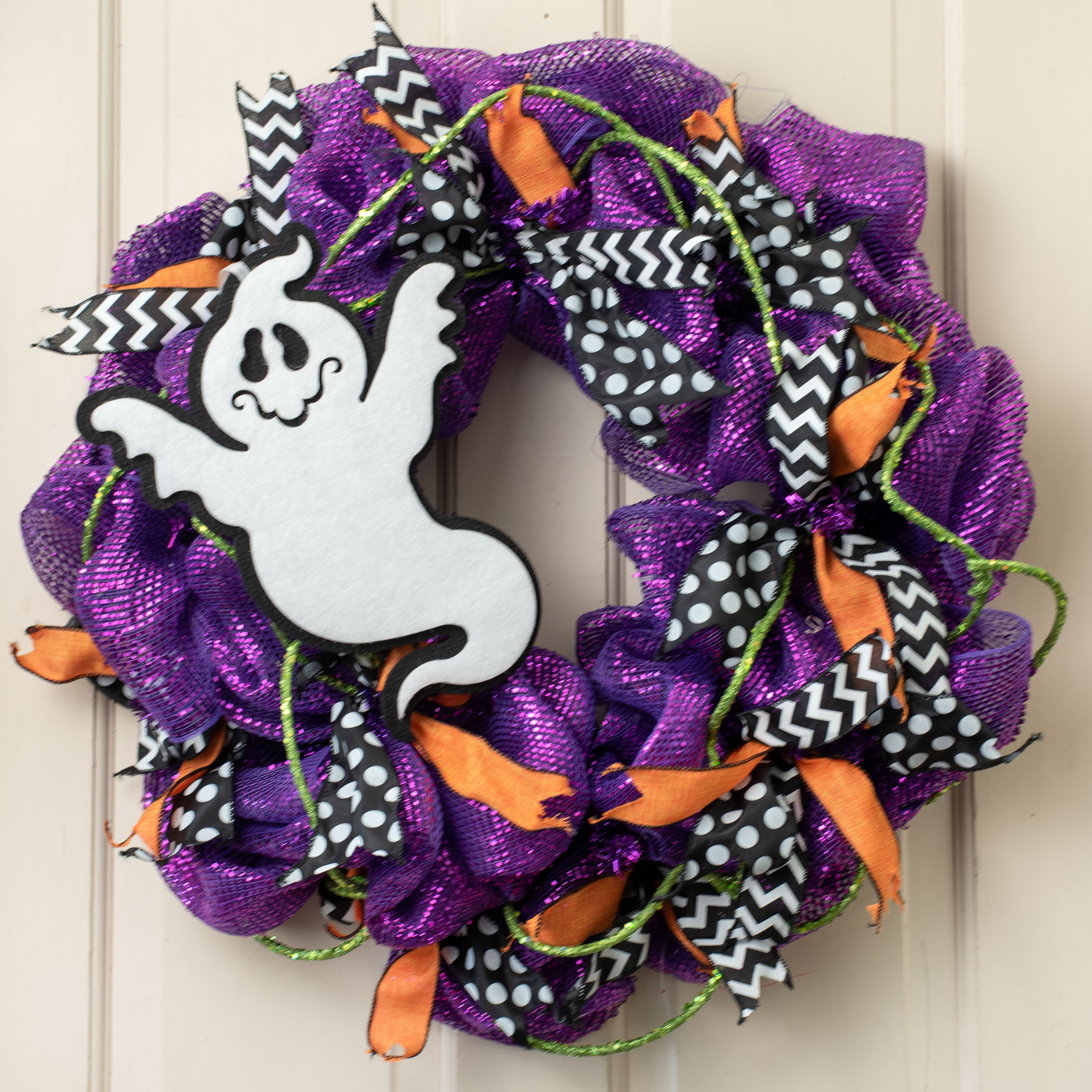 12" Felt & Foam Ghost Ornament Lifestyle Photo