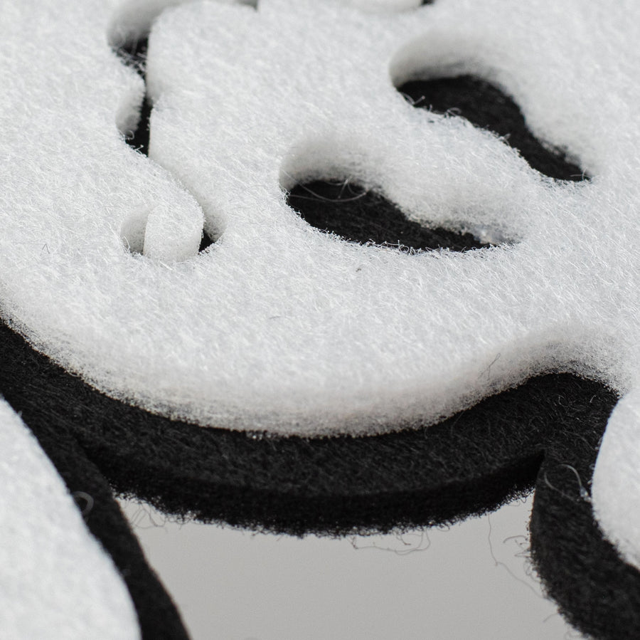 12" Felt & Foam Ghost Ornament detail photo 3