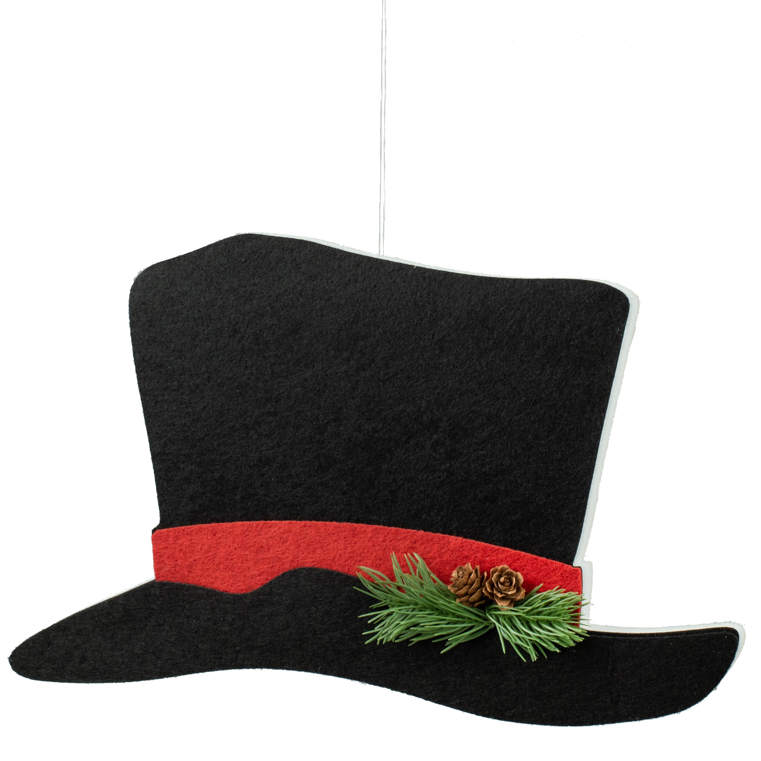 14" Felt & Foam Top Hat Ornament Item Number: XY8516