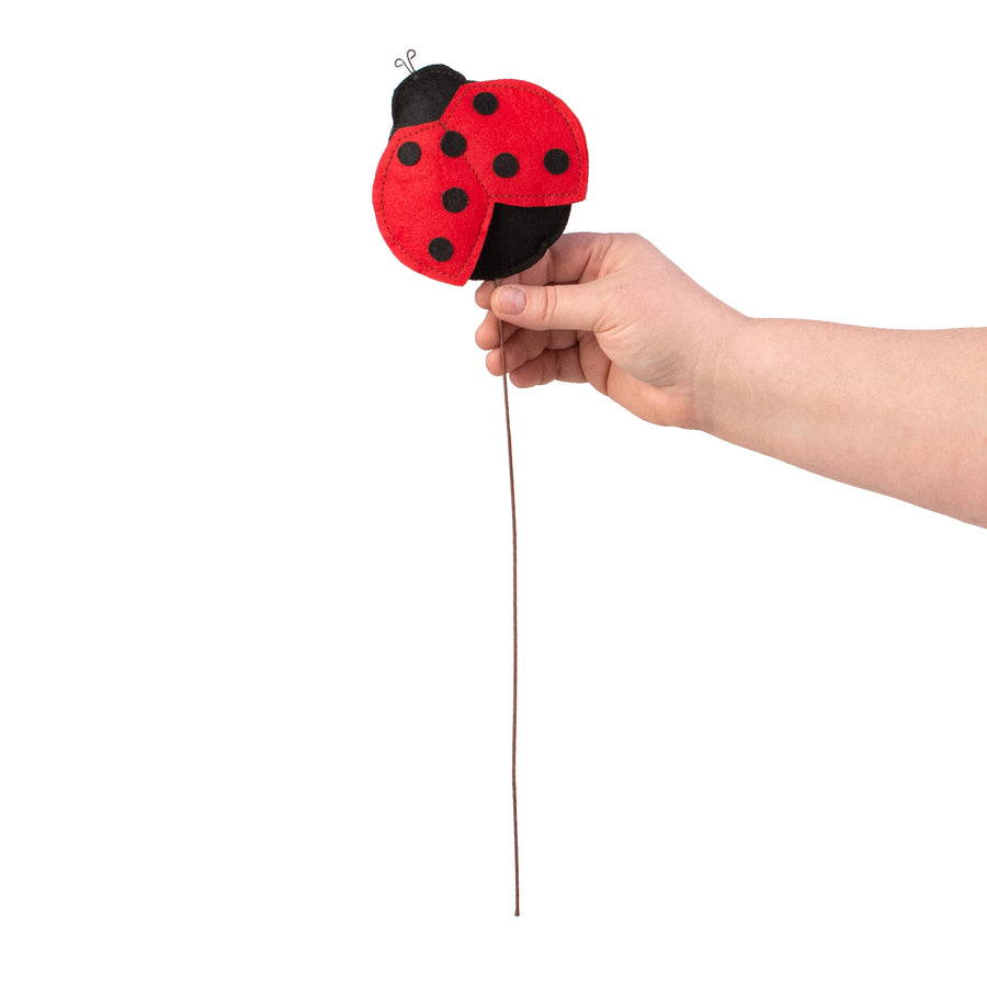 15" Felt Lady Bug Pick detail photo 3