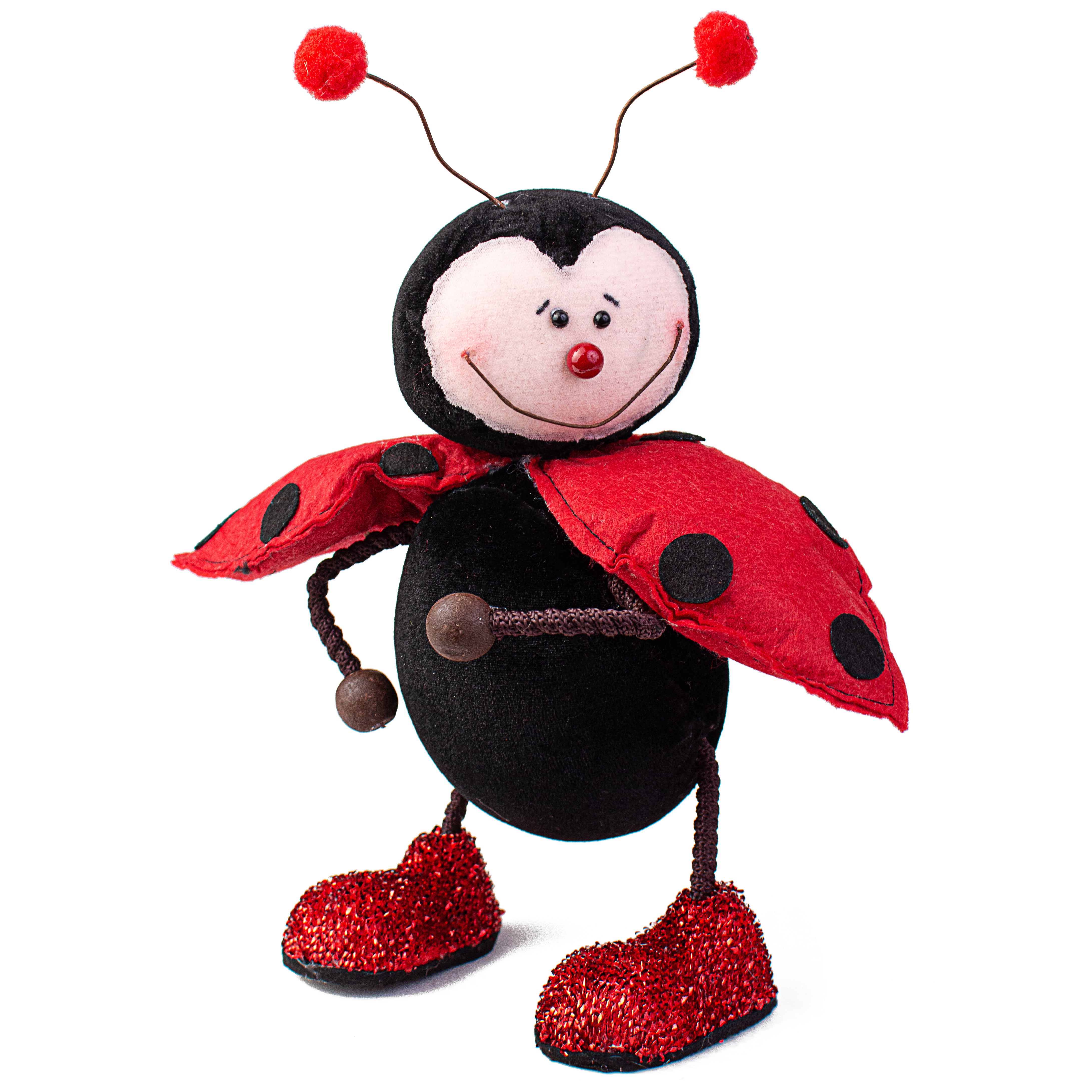 9" Felt Ladybug Ornament Item Number: 62789RD