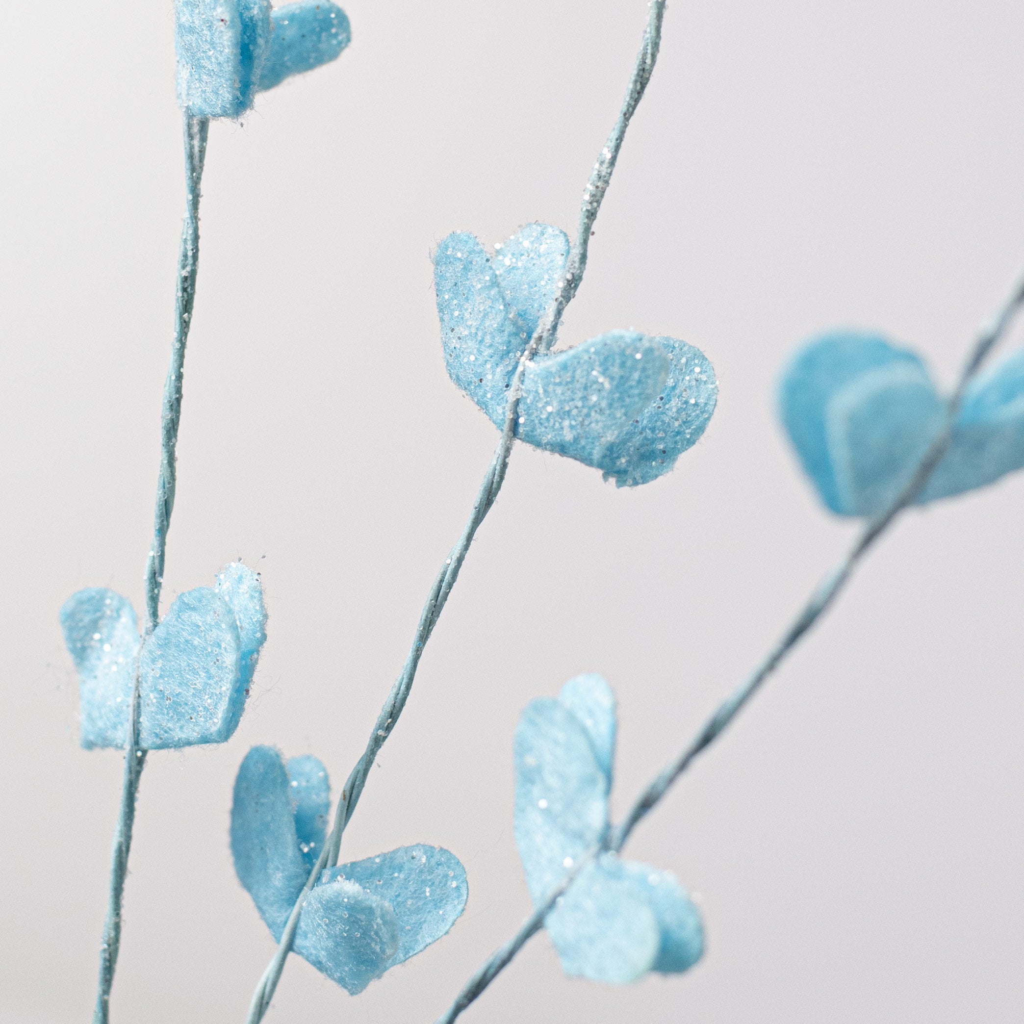 30" Felt Leaf Filler Spray: Blue Lifestyle Photo