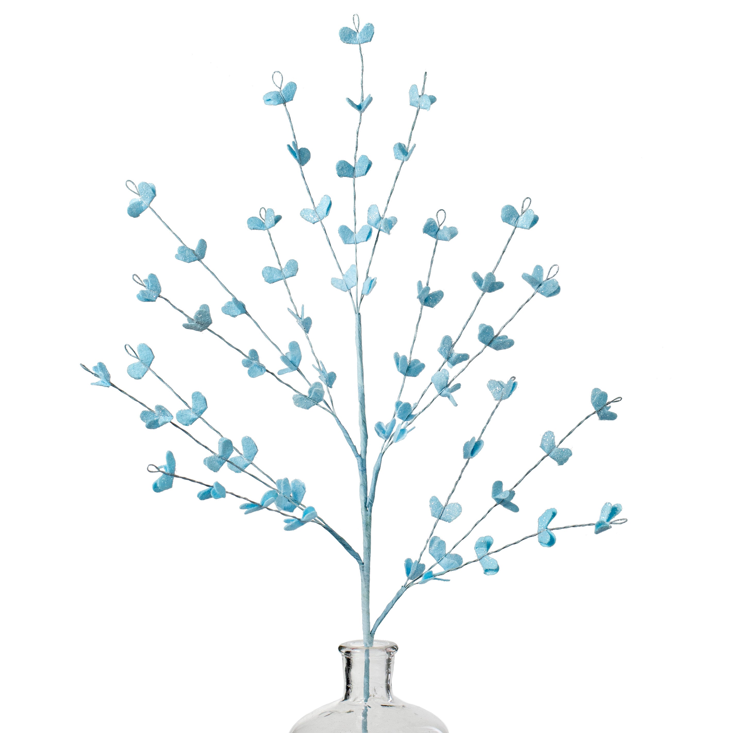 30" Felt Leaf Filler Spray: Blue Item Number: 63459BL