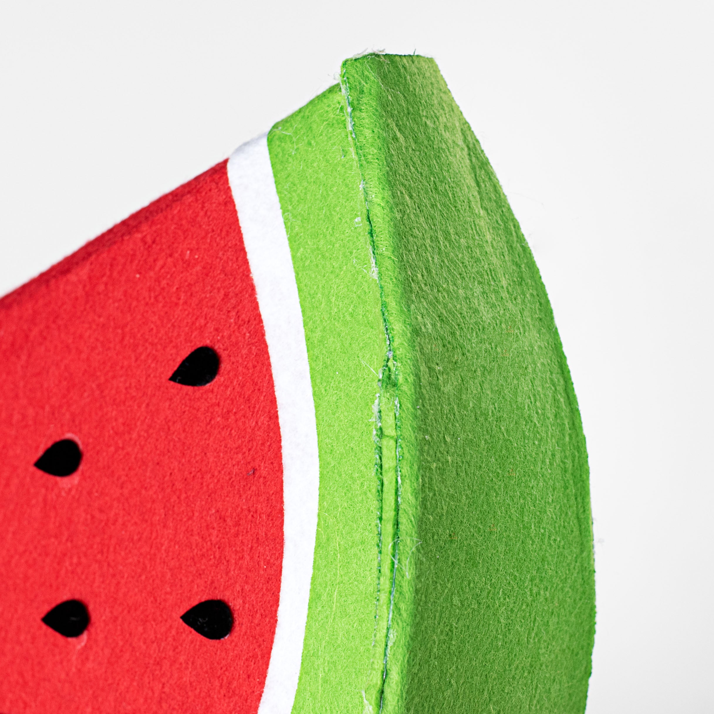 12" Felt Watermelon Ornament detail photo 3