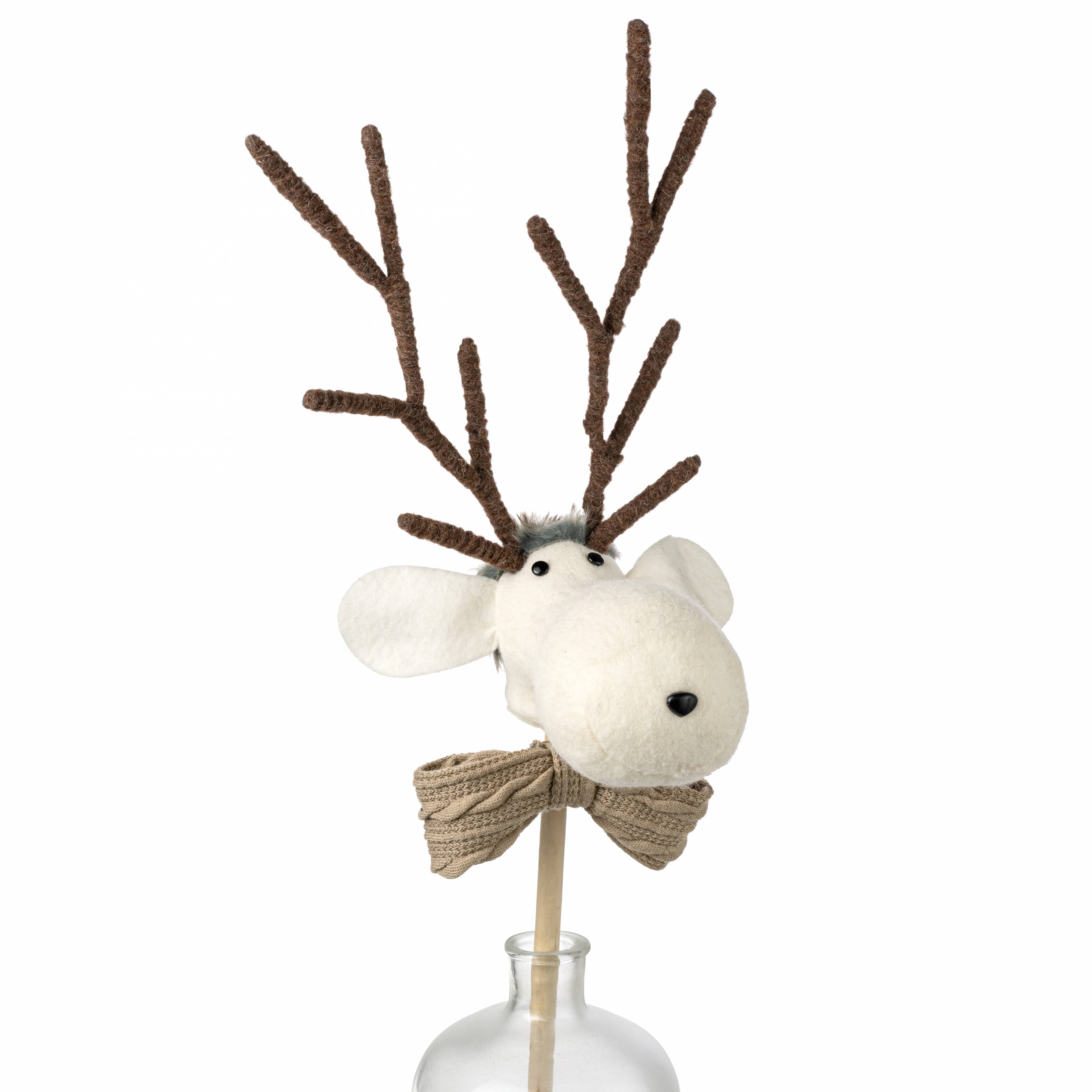 32" Felted Moose Head Tree Topper Item Number: 103052