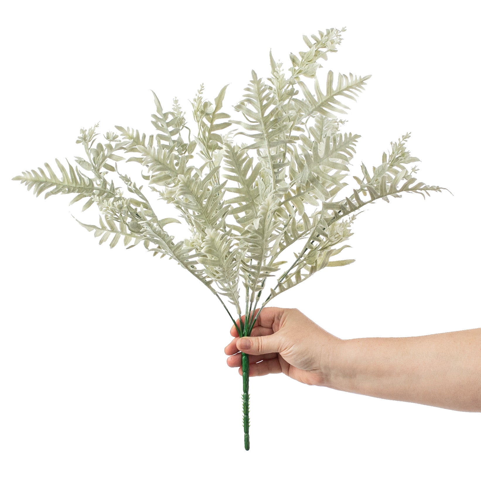 21" Fern Bush: Dusty Sage detail photo 3