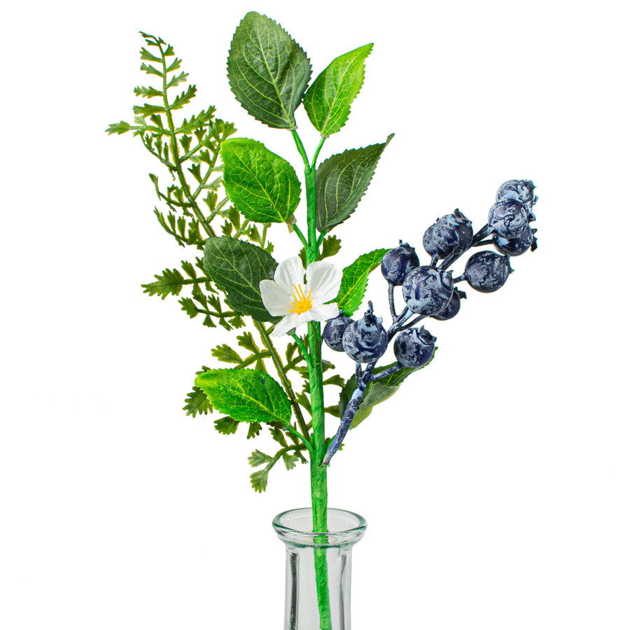10" Fern, Greenery, Blueberry Pick Item Number: EC8257