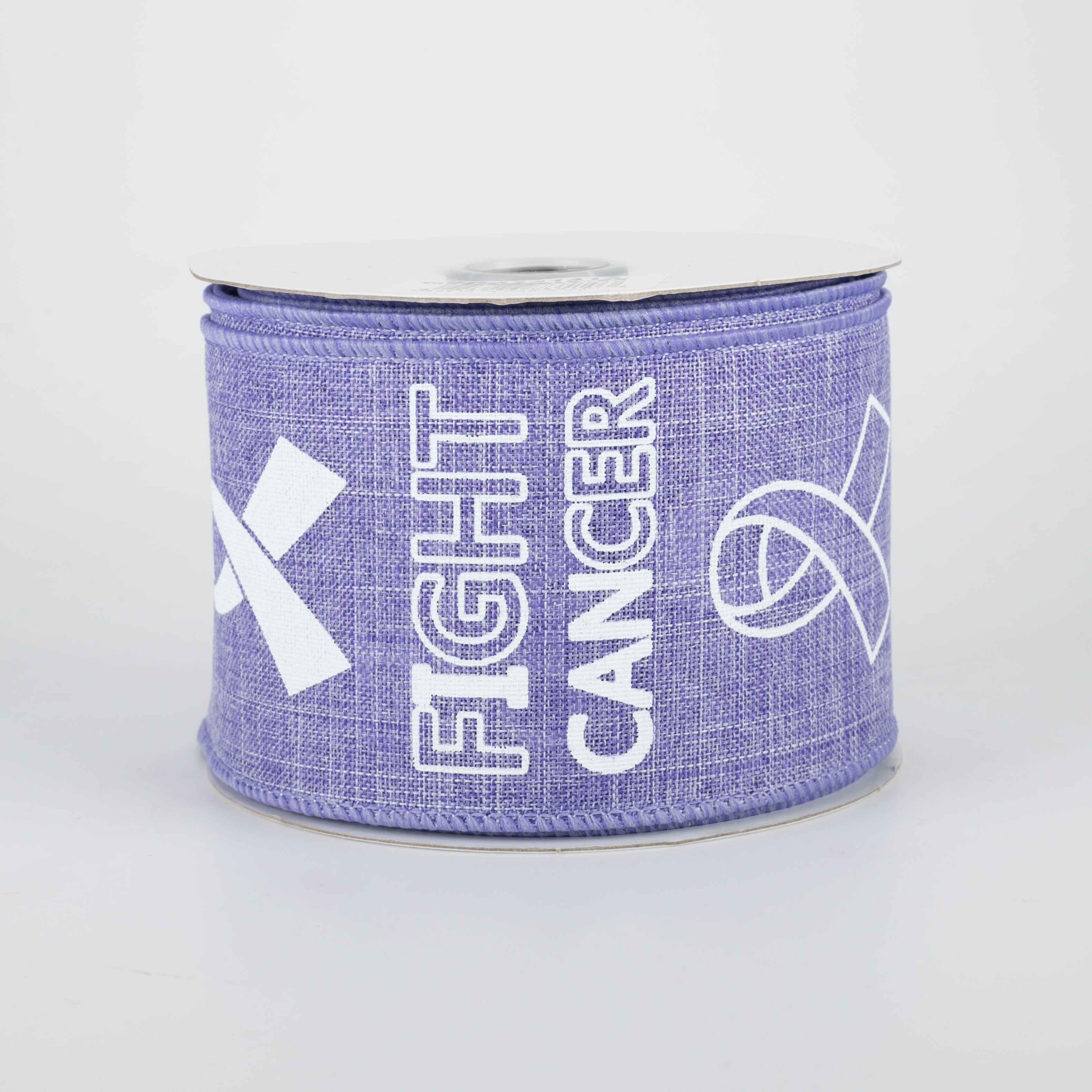2.5" Fight Cancer Ribbon: Lavender (10 Yards)
