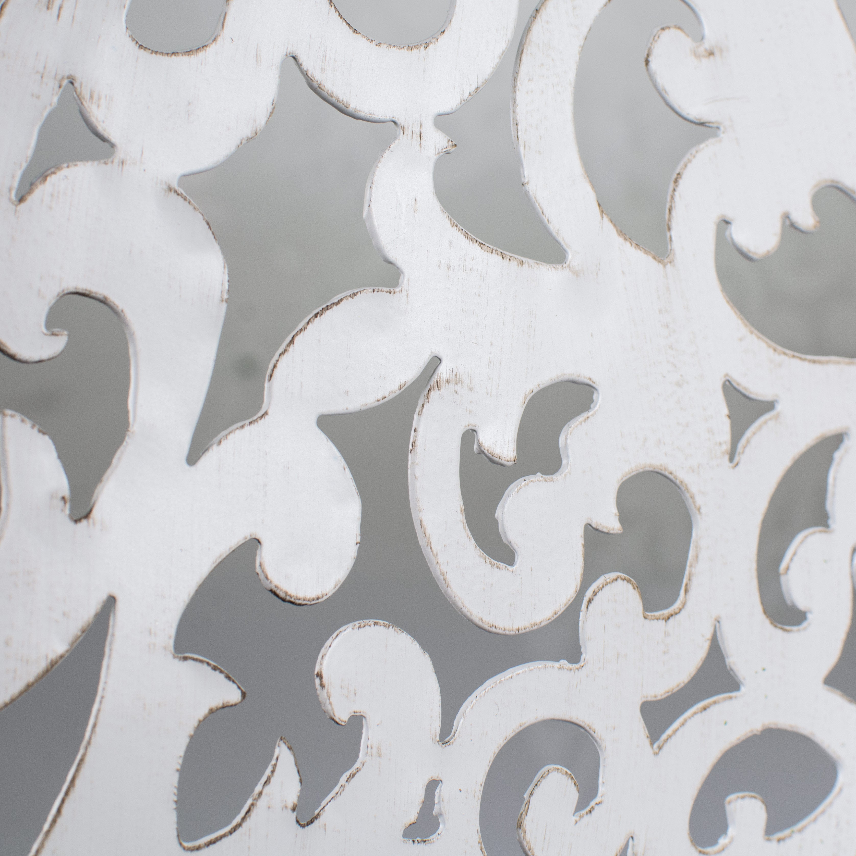 18" x 14.5" Filigree Angel Wings: Antique Cream detail photo 3