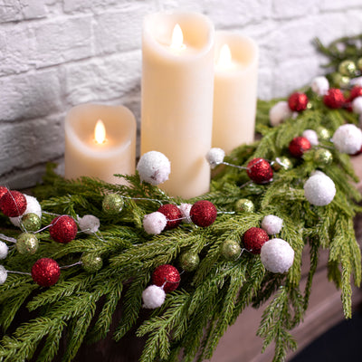 6' Fir Pine Garland Lifestyle Photo