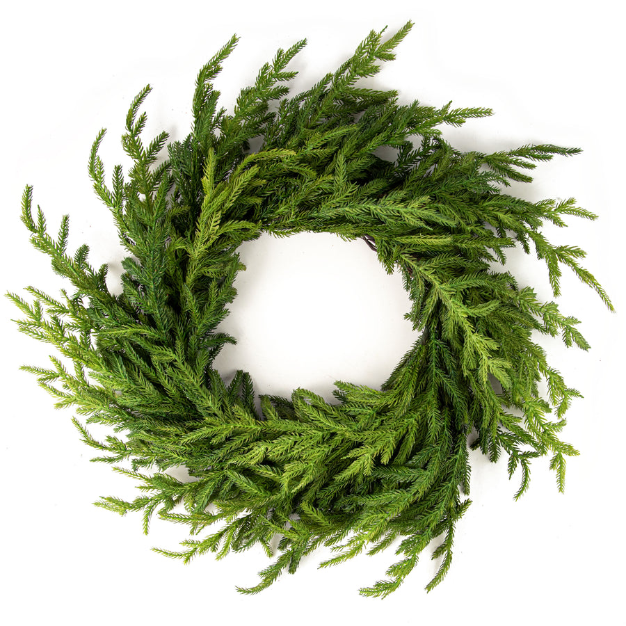 24" Fir Pine Wreath Item Number: 2833272GR