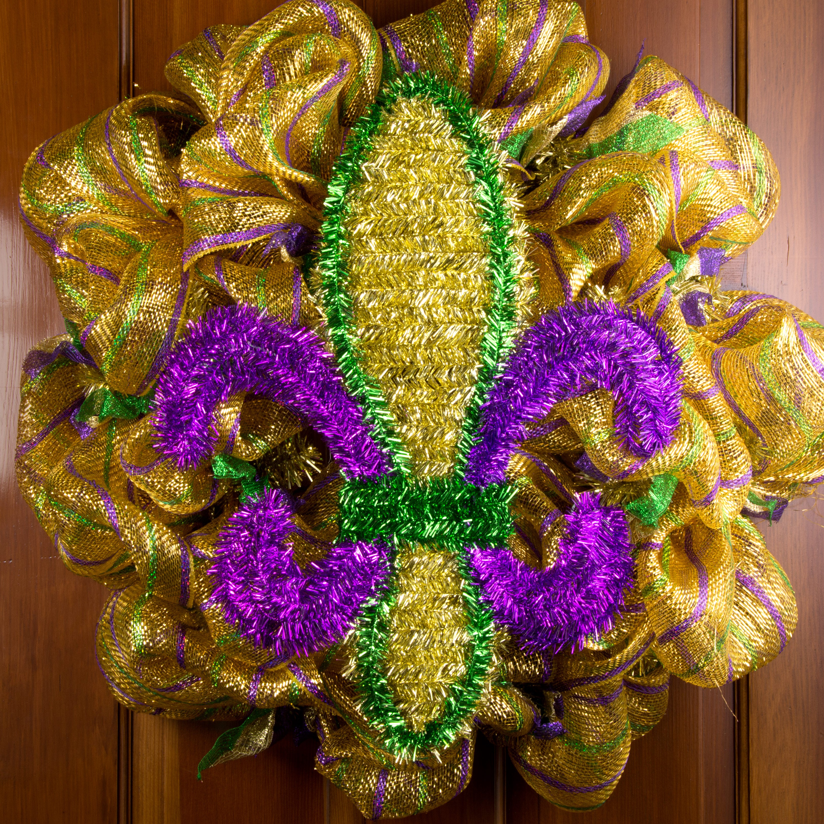 19" Fleur de Lis Decoration: PGG Tinsel Lifestyle Photo