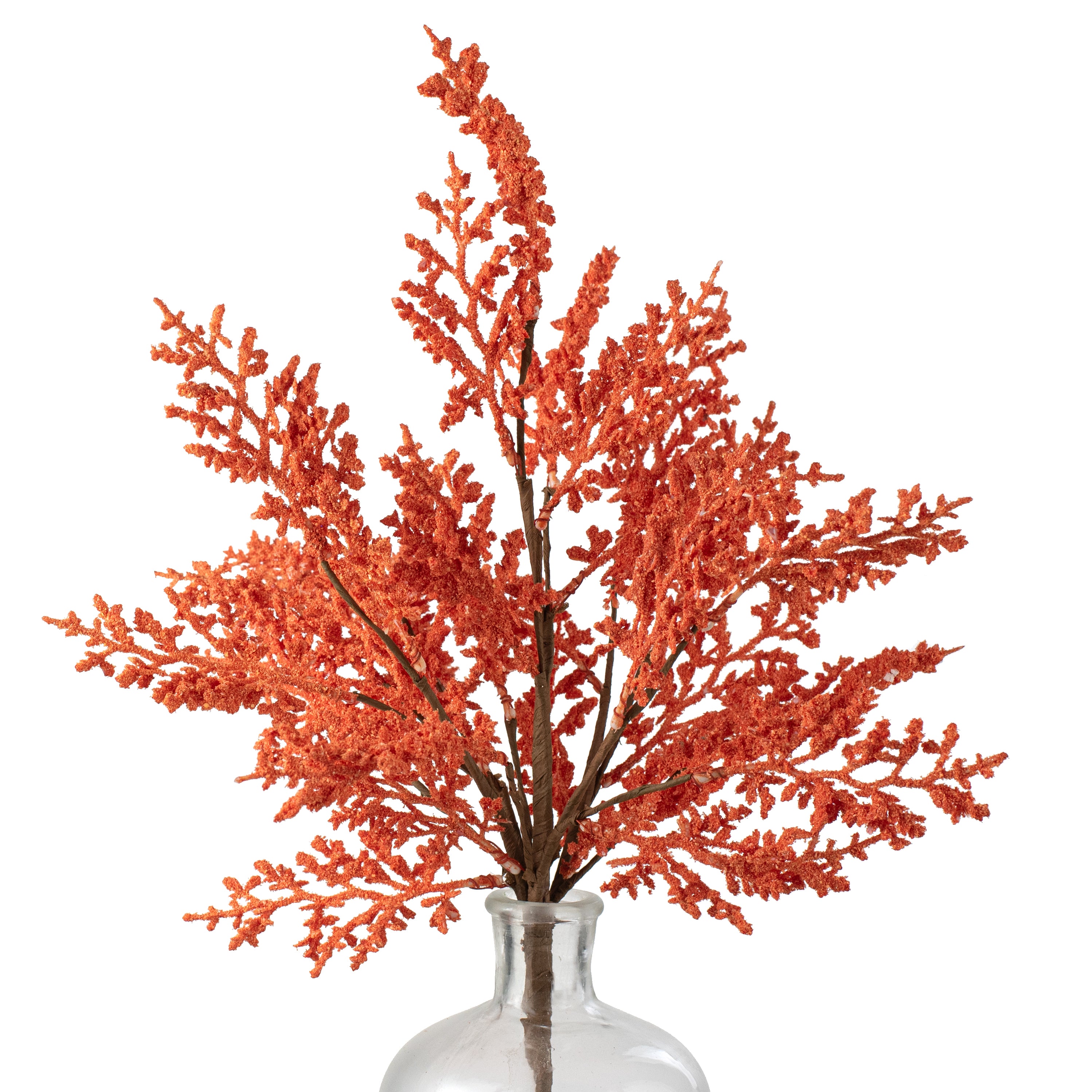 22" Flocked Cedar Bush: Rust Orange Item Number: 57165OR