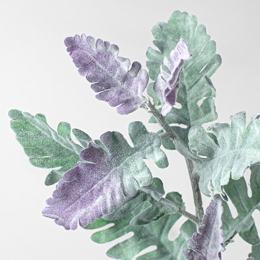 29" Flocked Dusty Miller Spray Lifestyle Photo