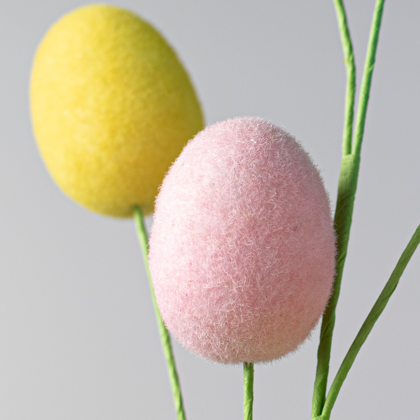 29" Flocked Egg Spray: Pastel Mix Lifestyle Photo