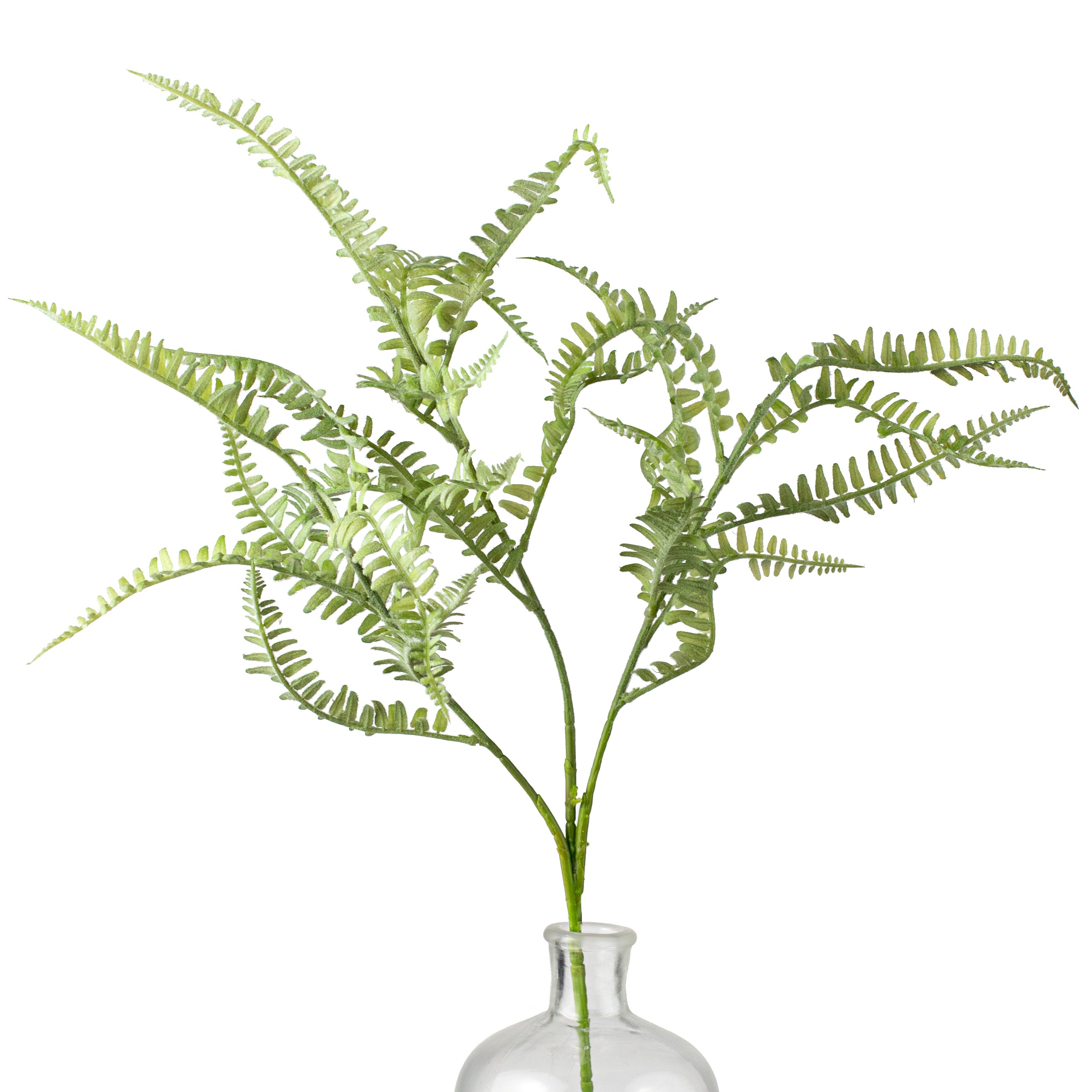 30" Flocked Fern Spray Item Number: FG612309