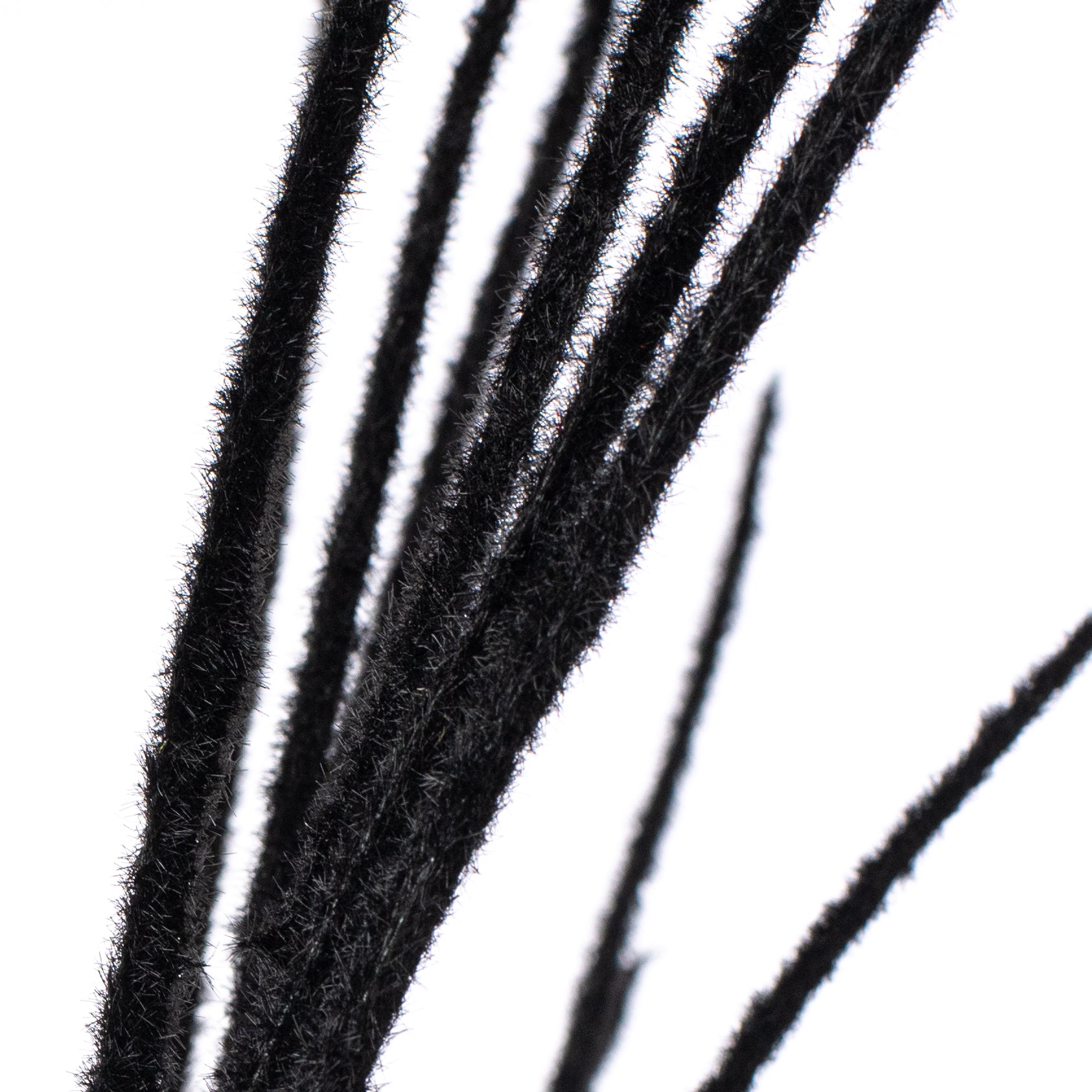 27" Flocked Grass Bush: Black Lifestyle Photo