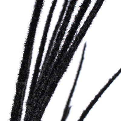 27" Flocked Grass Bush: Black Lifestyle Photo