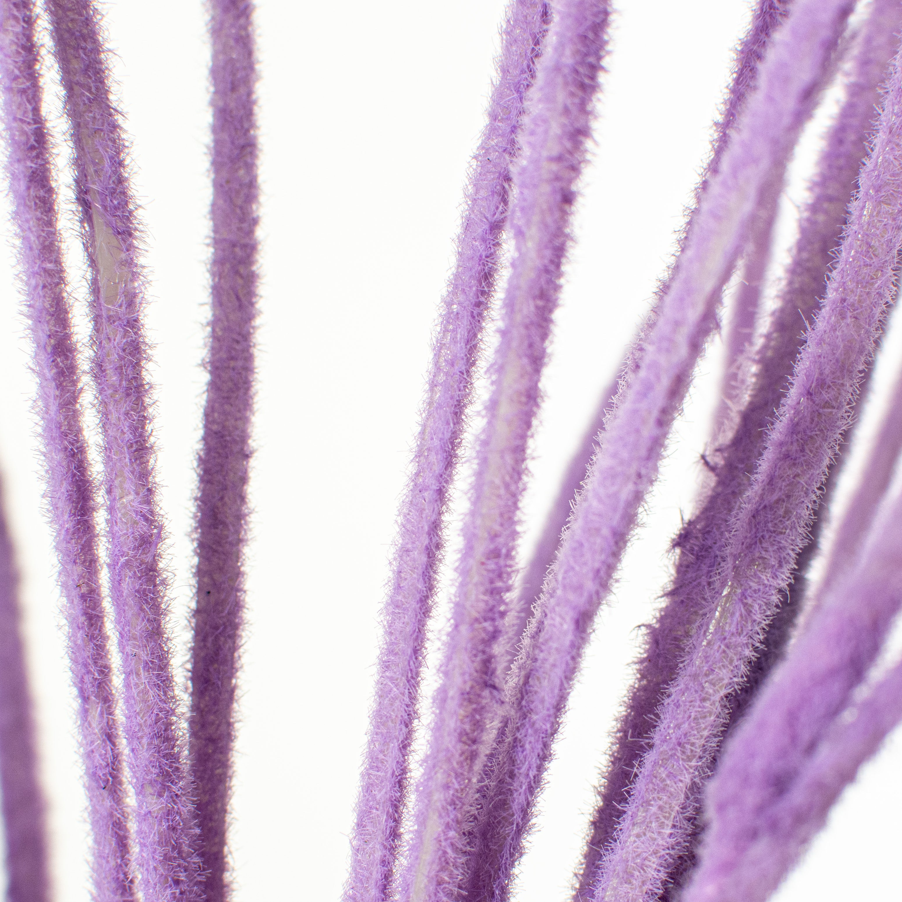 27" Flocked Grass Bush: Lavender Lifestyle Photo