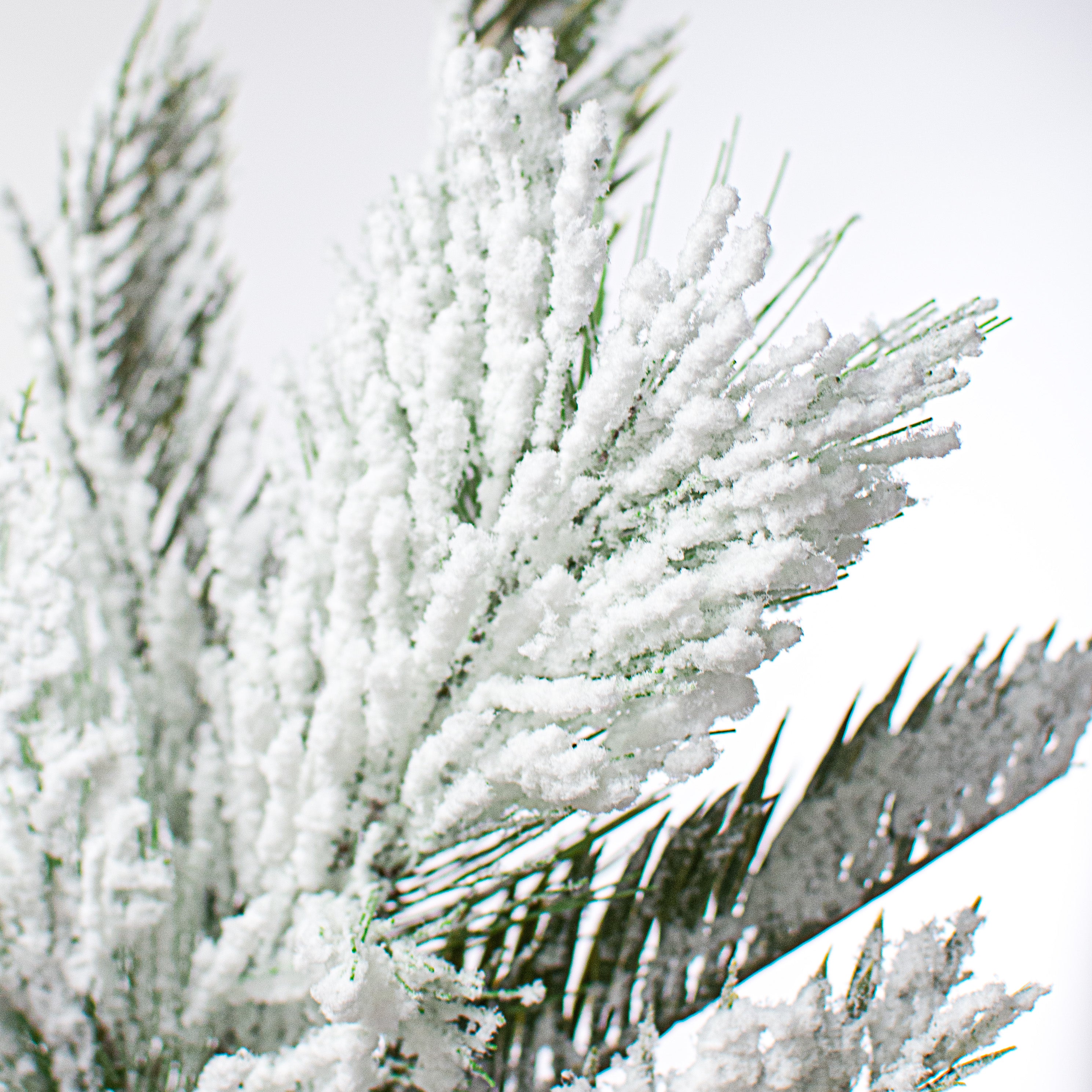 18" Flocked Pine Pick Lifestyle Photo