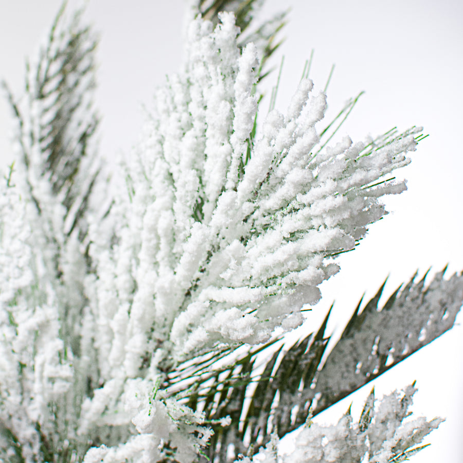 18" Flocked Pine Pick Lifestyle Photo