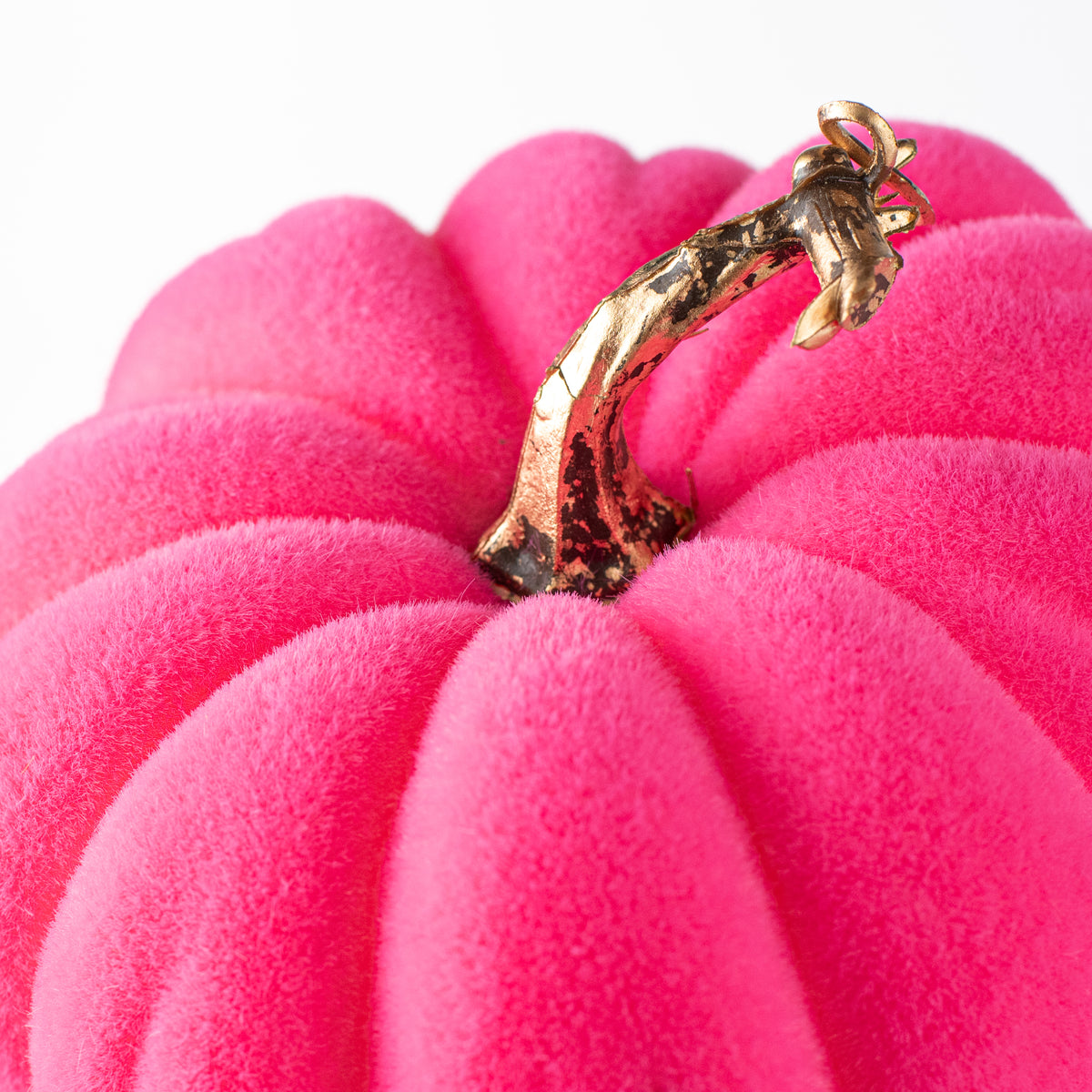 7" Flocked Pumpkin: Hot Pink detail photo 3
