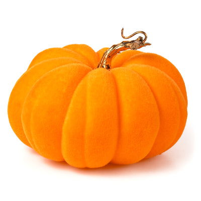 7" Flocked Pumpkin: Orange Item Number: 56954OR