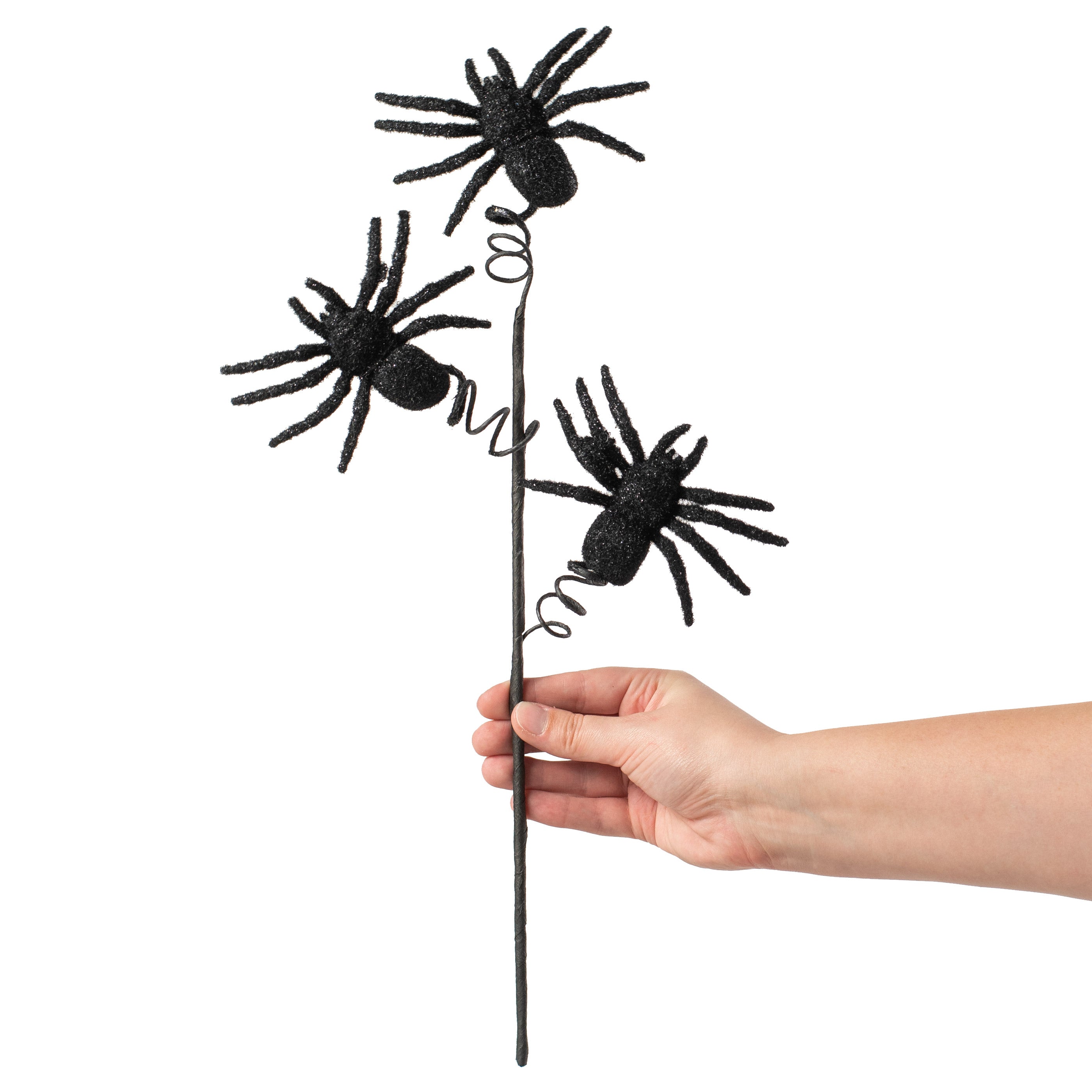 17" Flocked Spider Pick detail photo 3