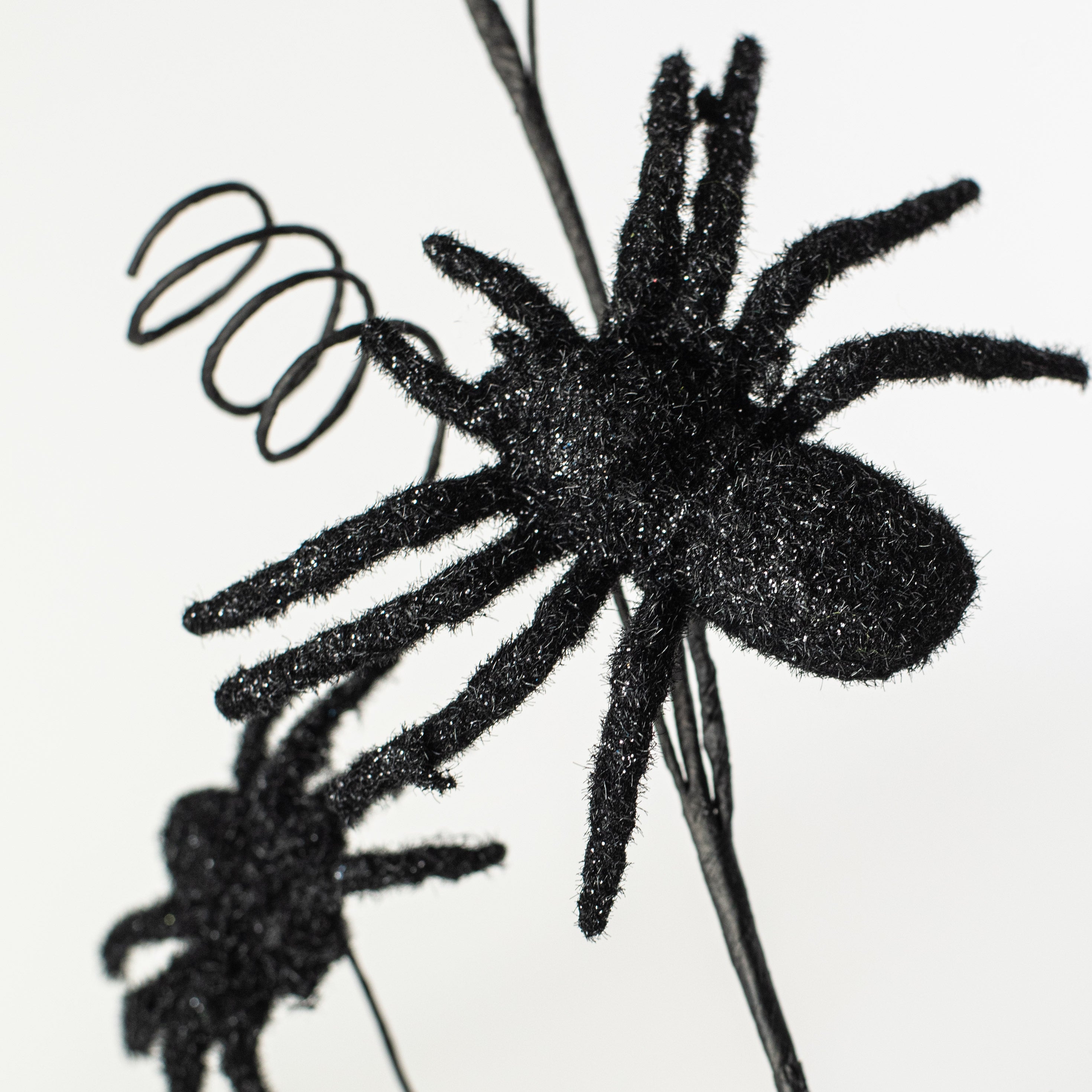 28" Flocked Spider Spray Lifestyle Photo