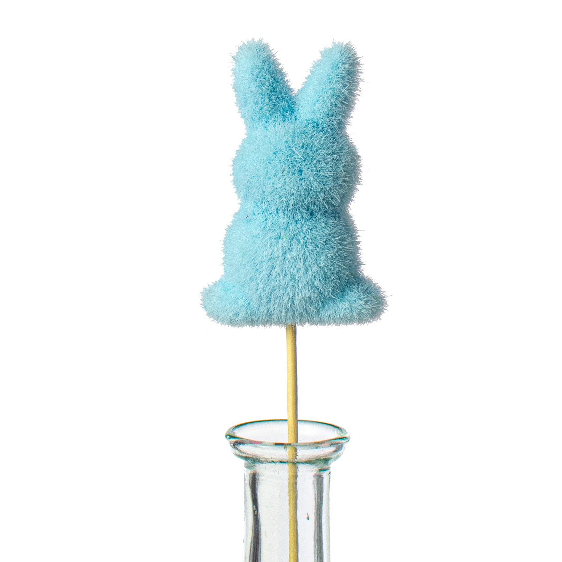 12" Flocked Standing Rabbit Pick: Light Blue Item Number: HE725114