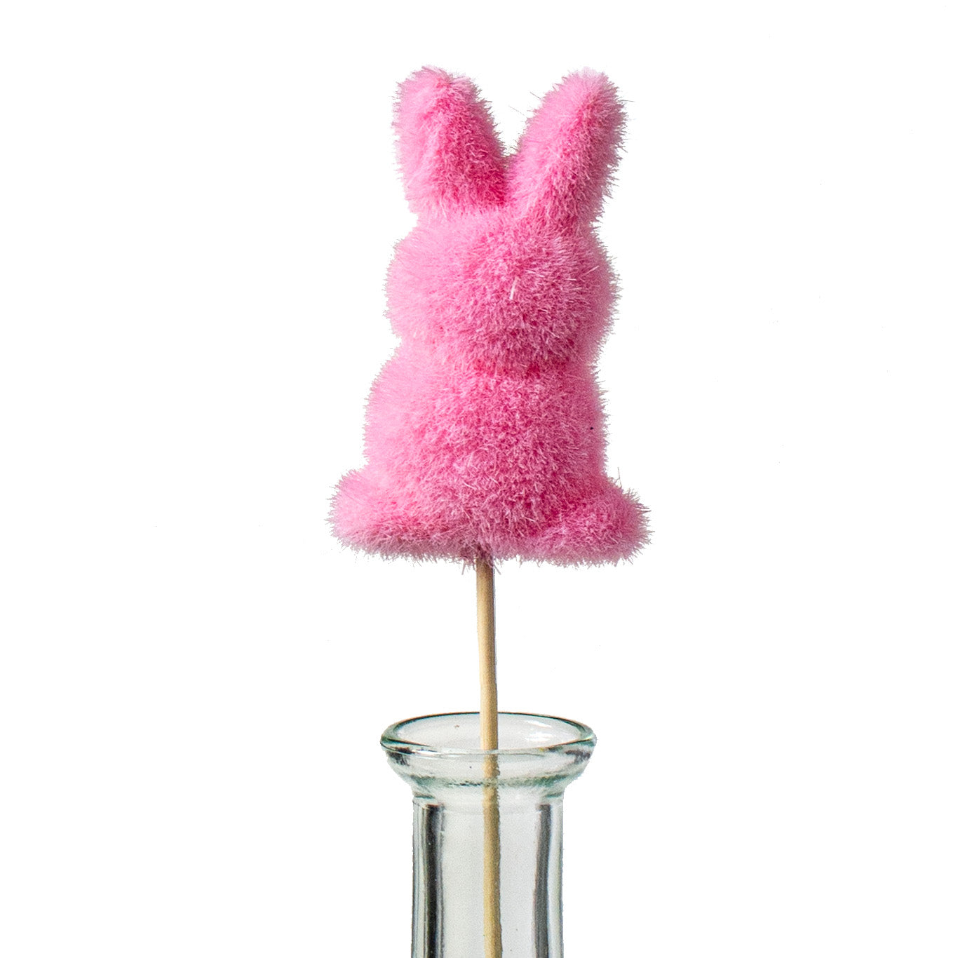 12" Flocked Standing Rabbit Pick: Pink Item Number: HE725122