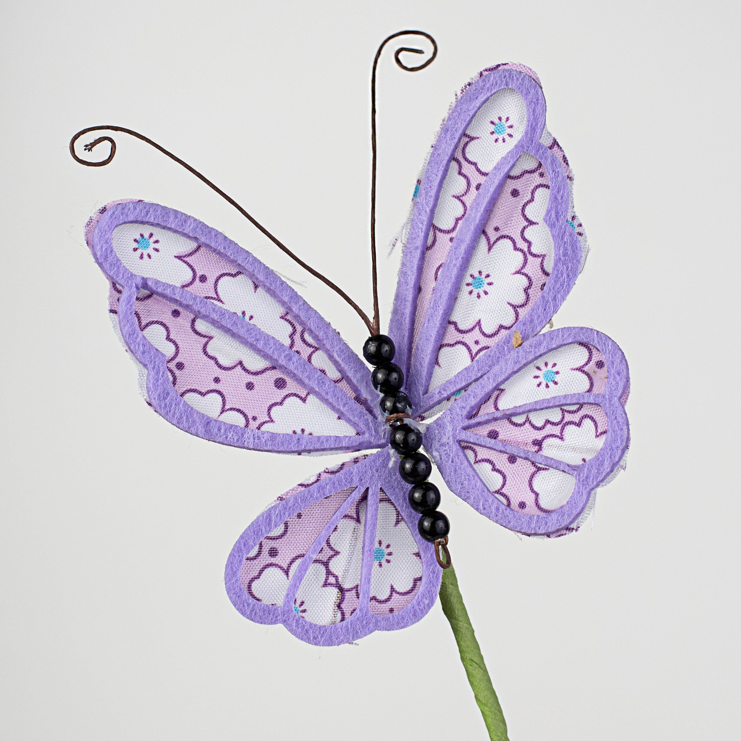 26" Floral Butterfly Spray: Purple Lifestyle Photo