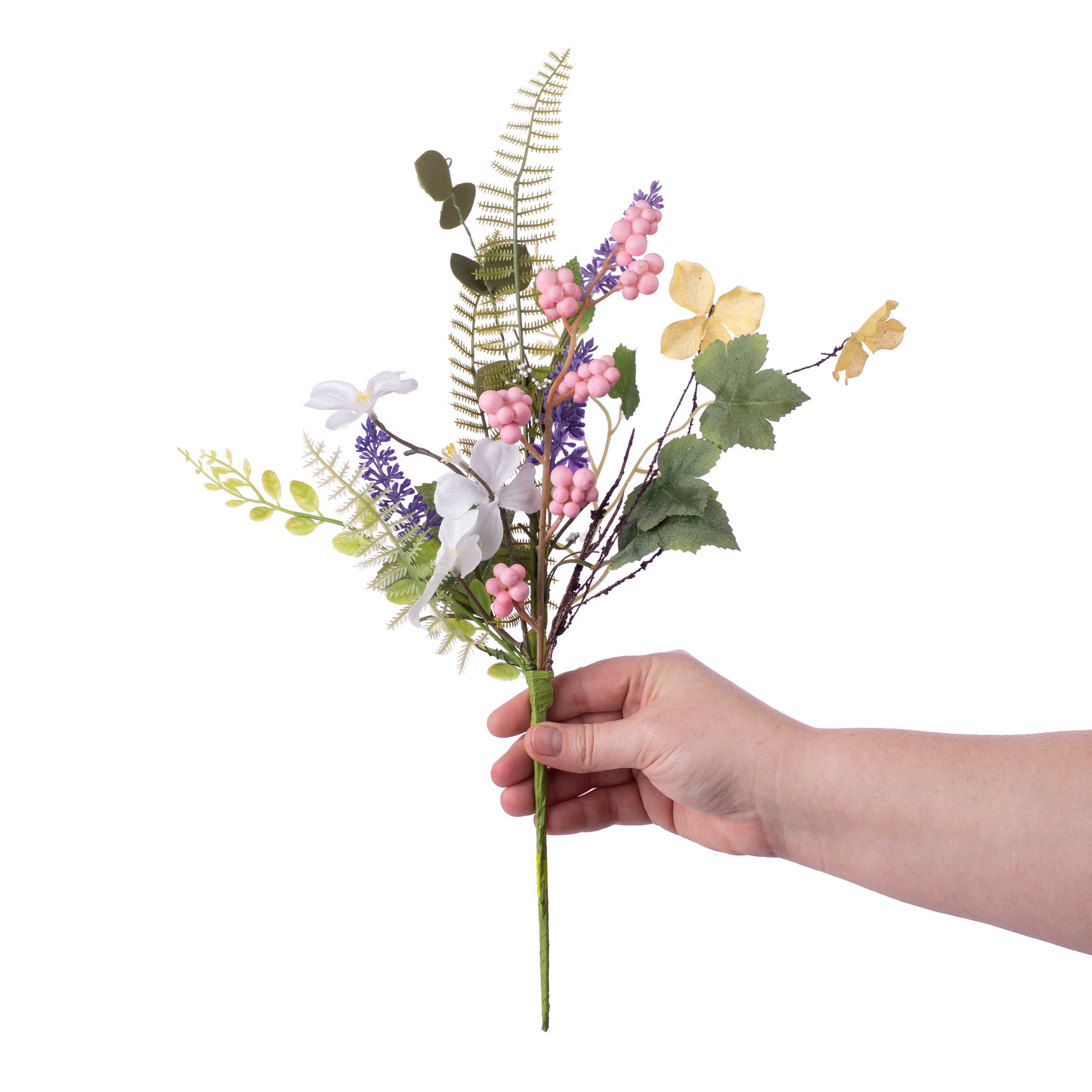 16" Floral Mix Pick: Dogwood, Berry, Lavender Lifestyle Photo