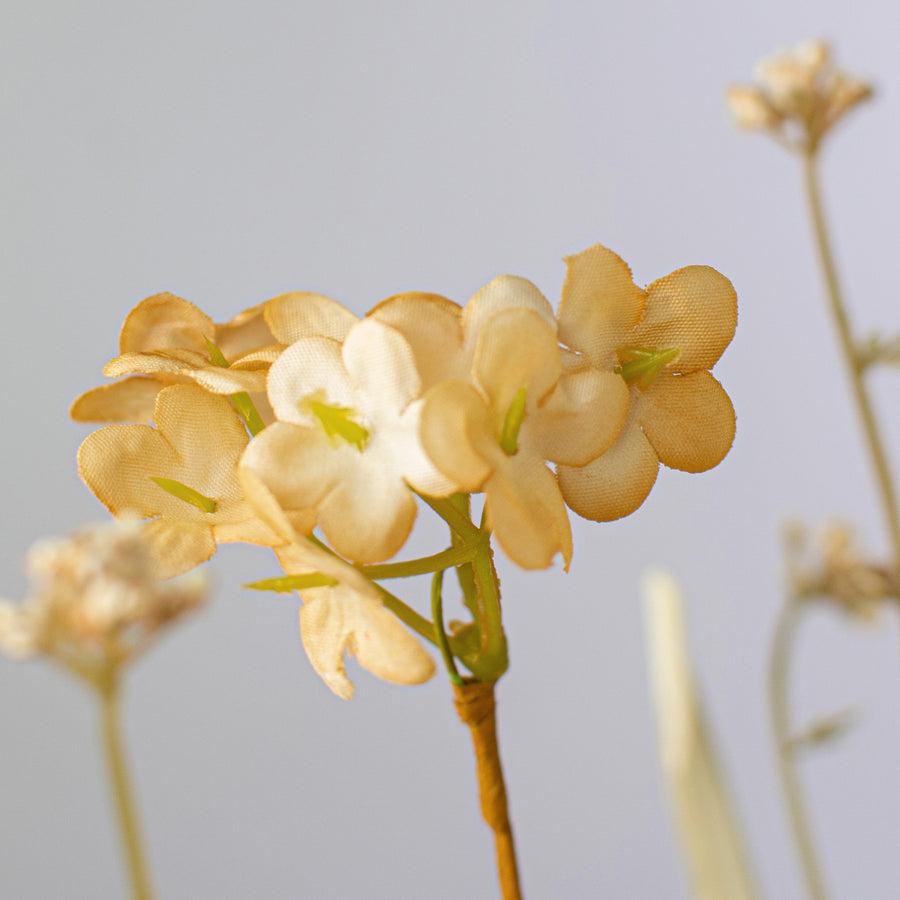 22" Flower Bush: Beige Lifestyle Photo