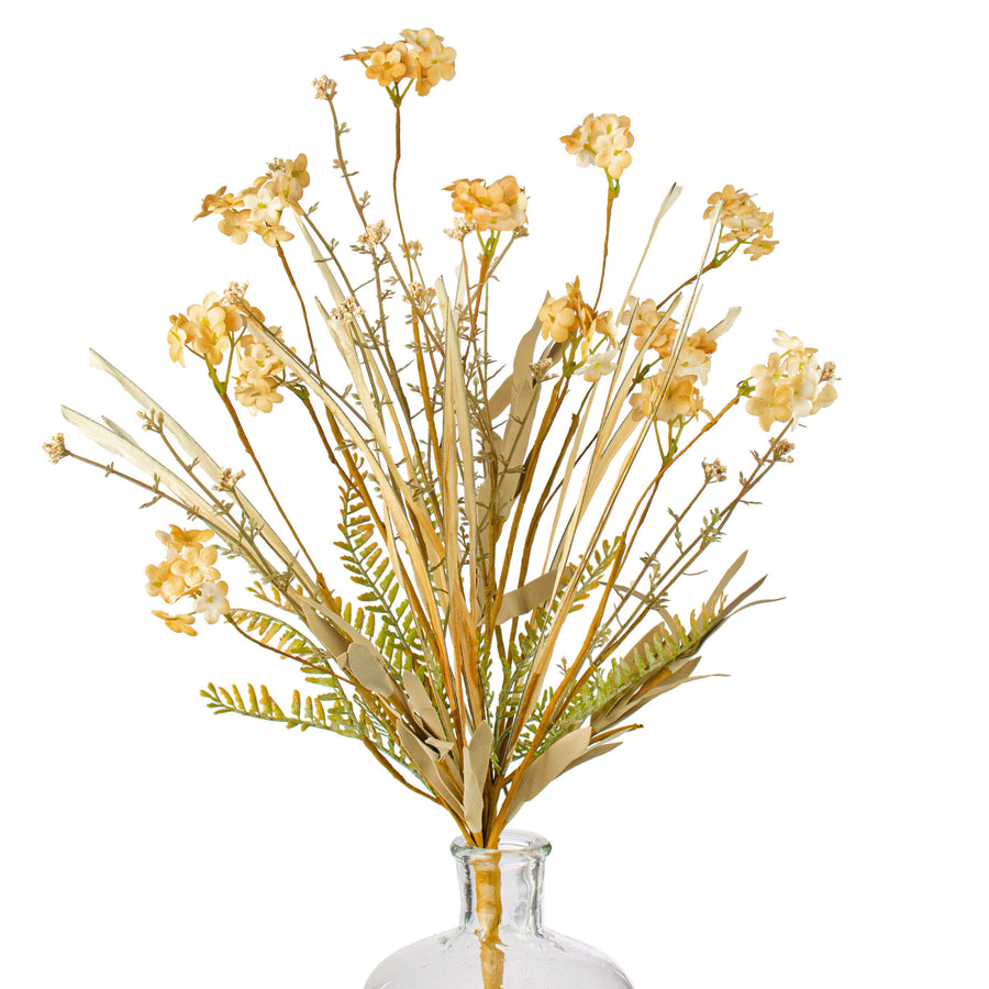 22" Flower Bush: Beige Item Number: 56971BE