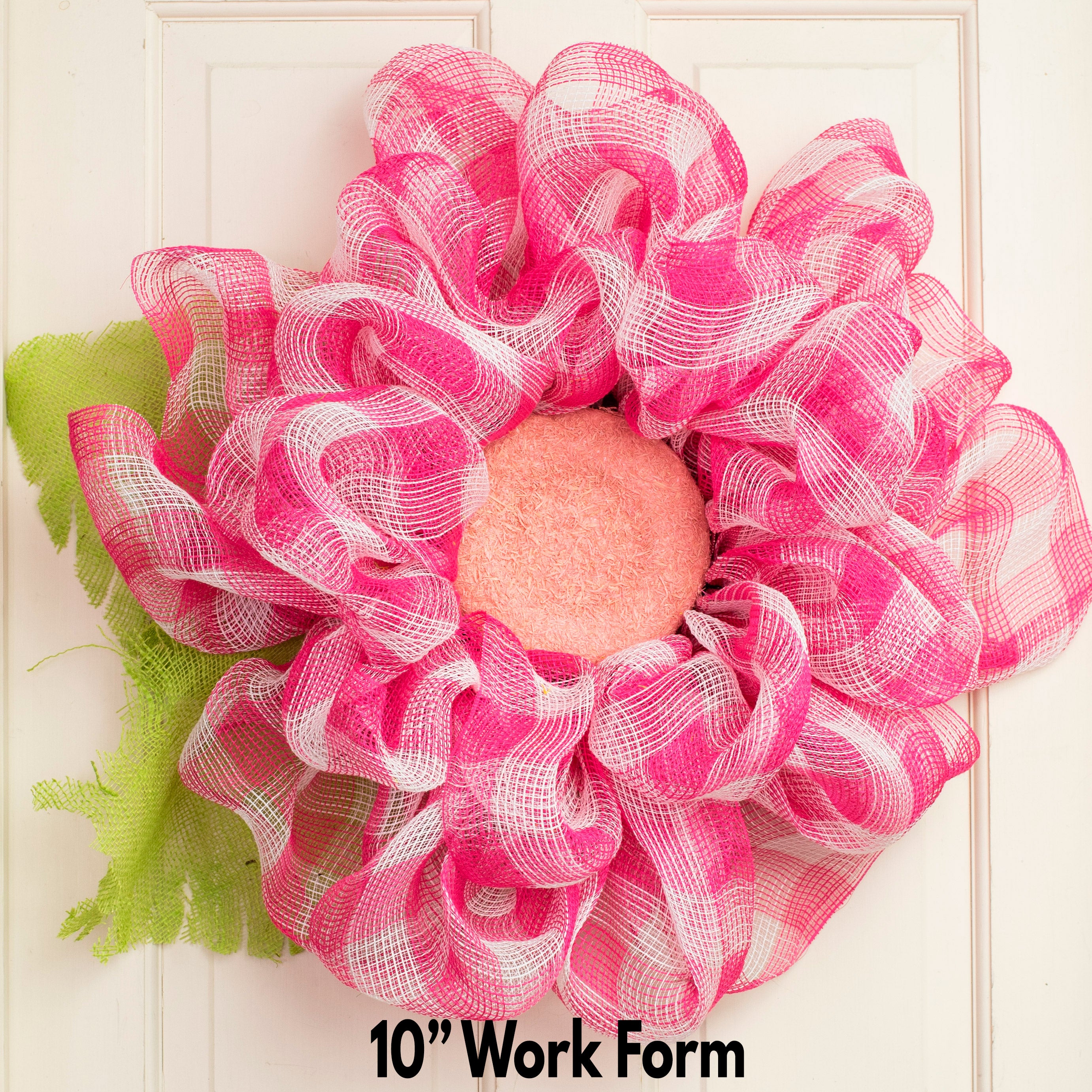 7" Flower Center: Pink Lifestyle Photo