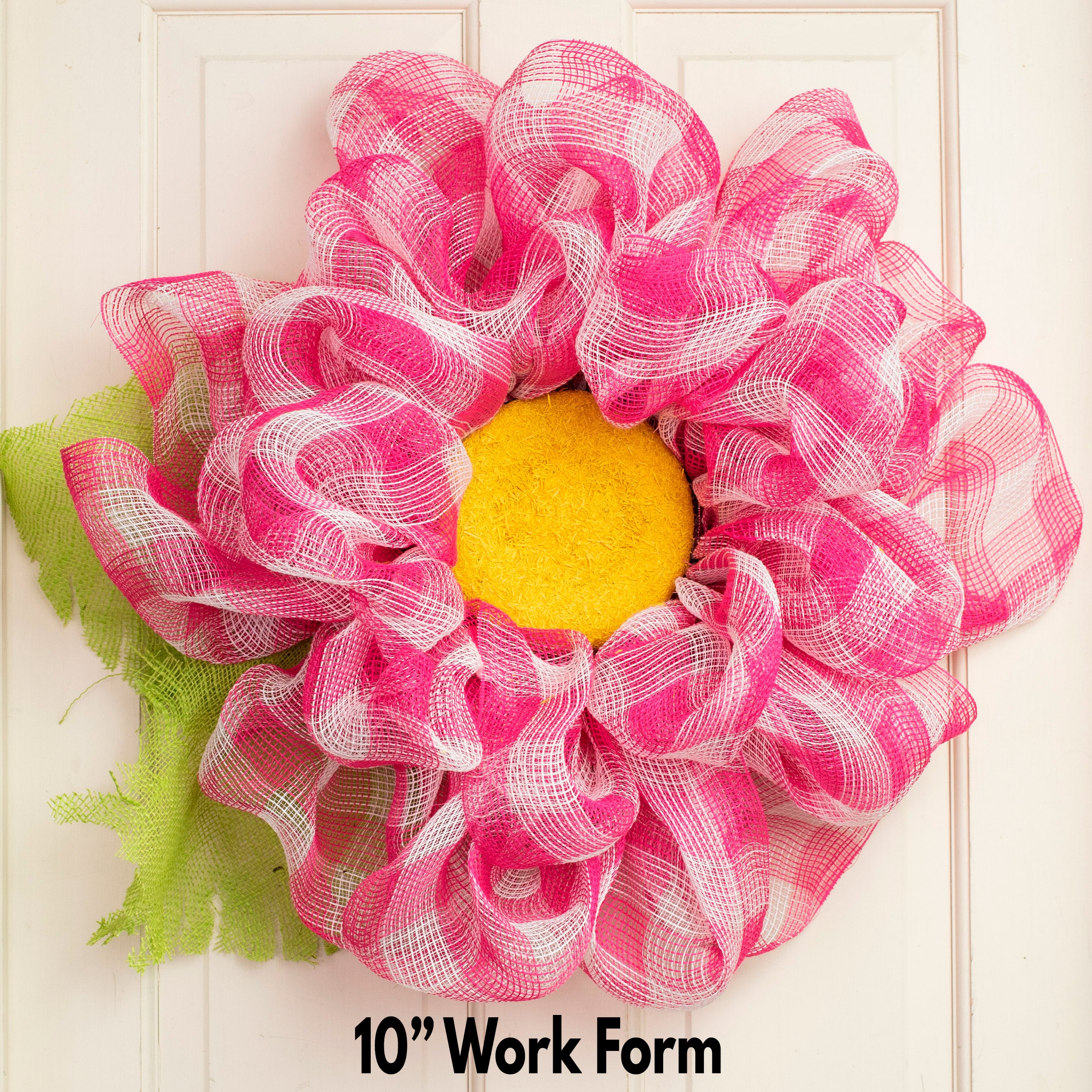 7" Flower Center: Yellow Lifestyle Photo