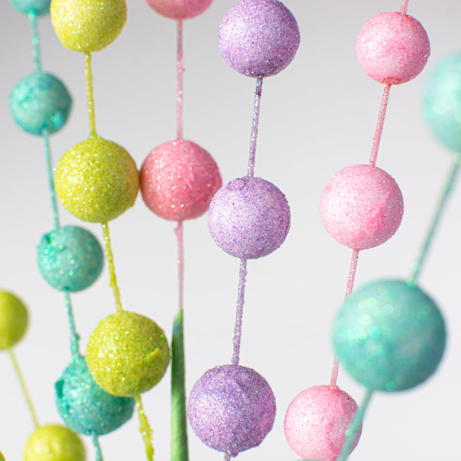 30" Foam Beads Spray: Pastel Mix detail photo 3