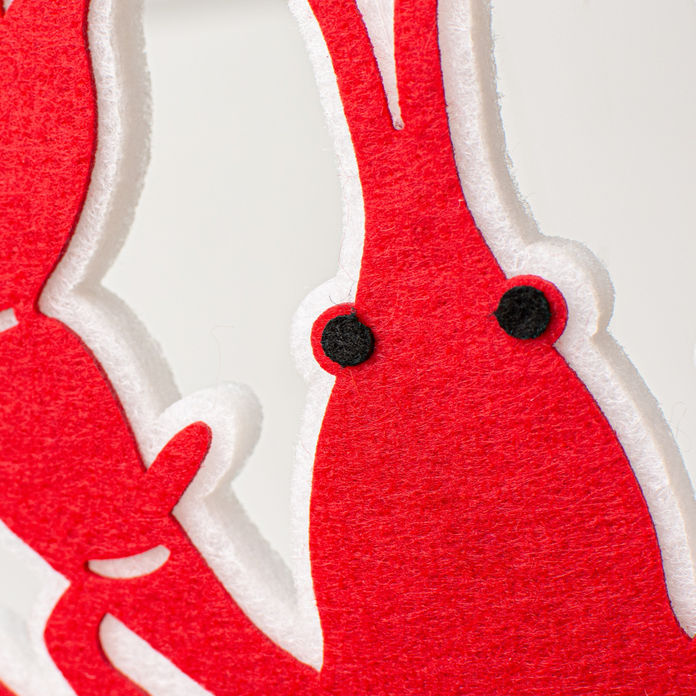 12" Foam Crawfish Ornament detail photo 3