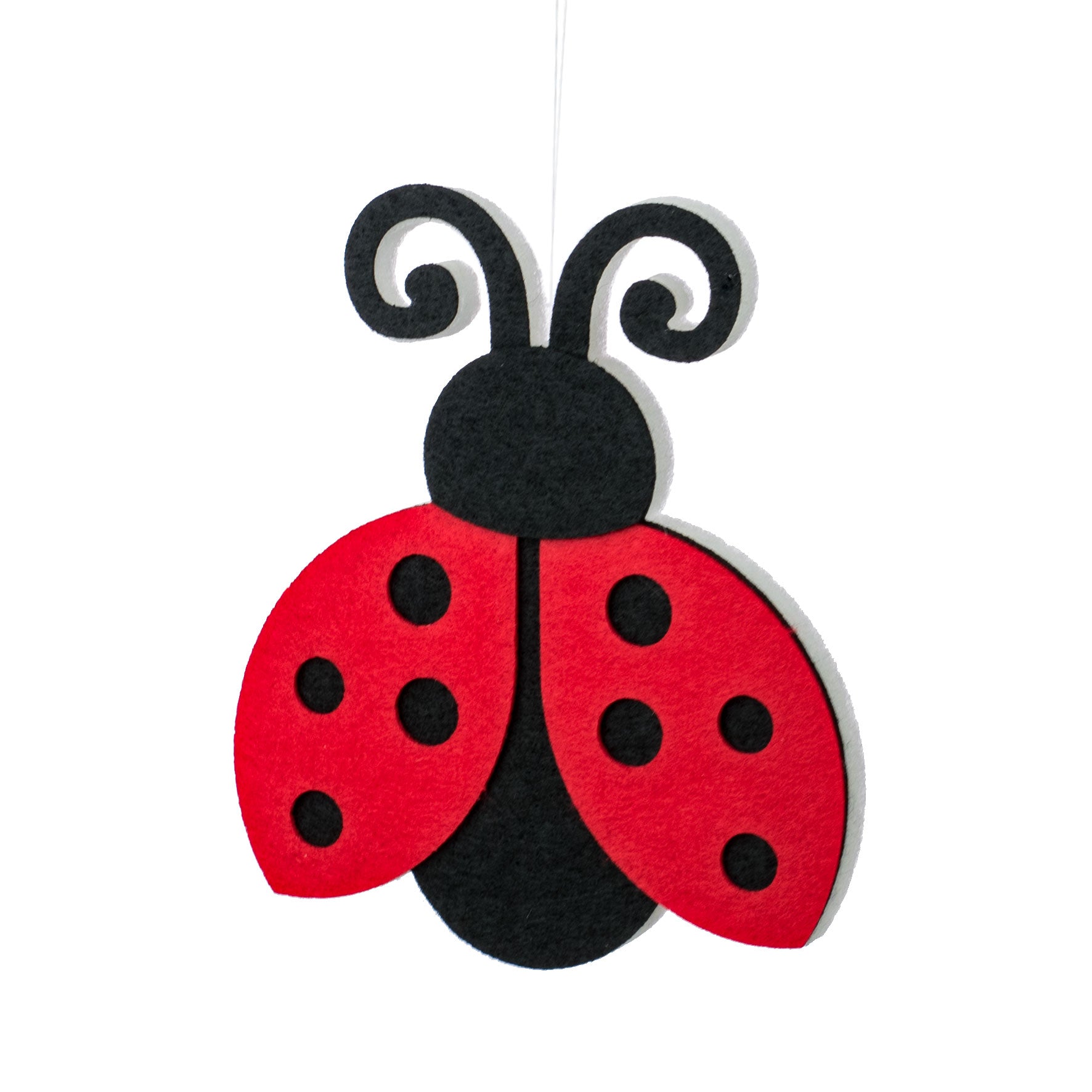 8" Foam Ladybug Ornament Item Number: MS1513