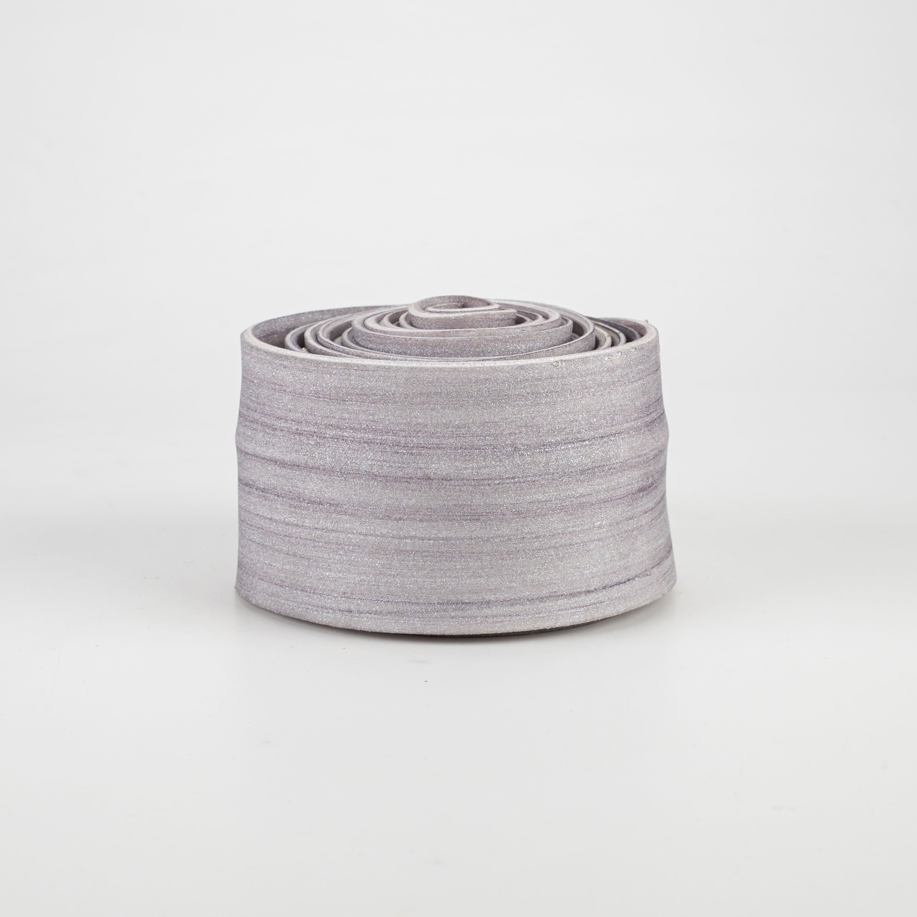 1.6" Foam Strip Wired Ribbon: Silver (5 Feet)
