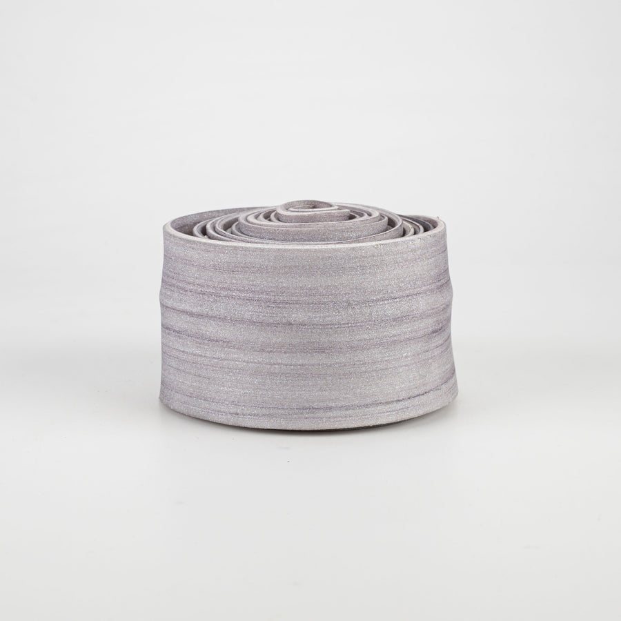 1.6" Foam Strip Wired Ribbon: Silver (5 Feet)