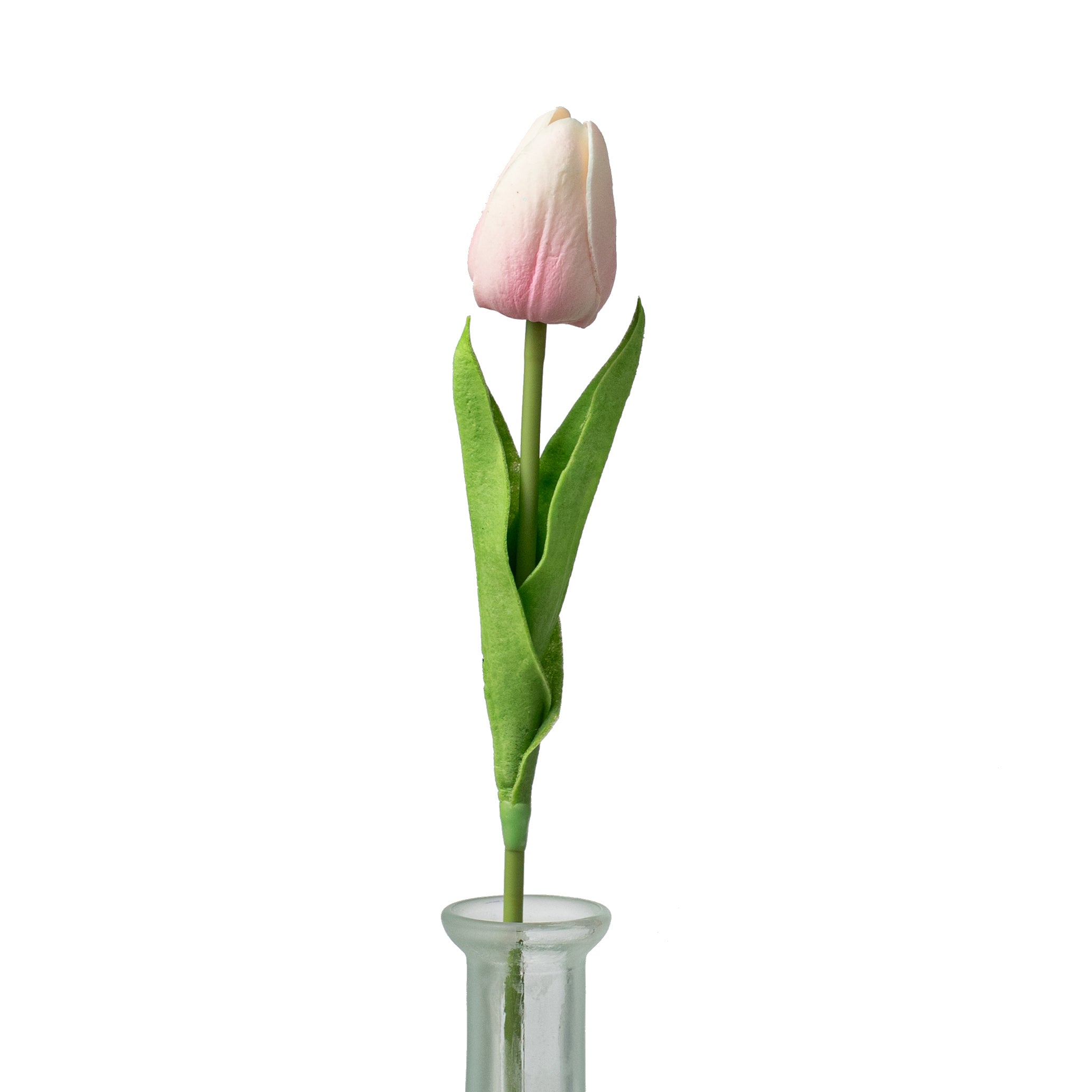 15" Foamy Tulip Bud Stem: Light Pink Item Number: 75436