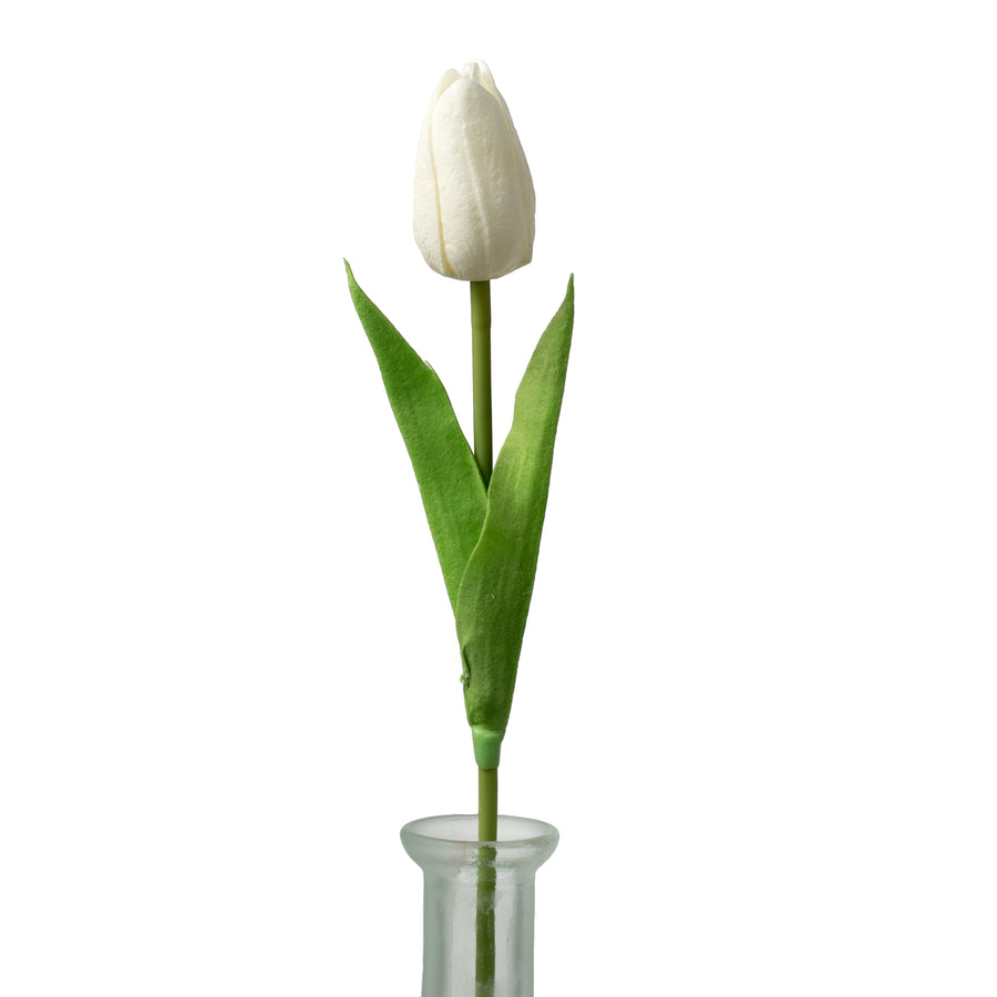 15" Foamy Tulip Bud Stem: White Item Number: ISB75433
