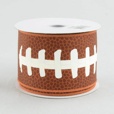 2.5" Football Laces Ribbon (10 Yards)